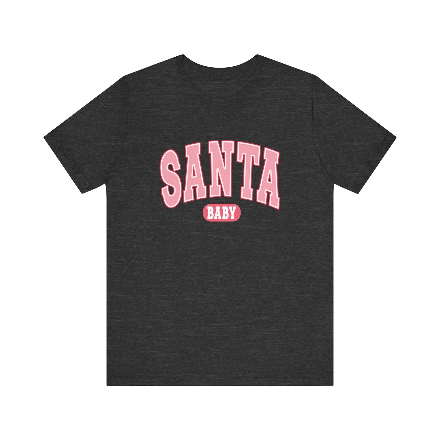 Santa Baby Christmas Tee – Pink Retro Holiday Shirt for Women | Cute & Festive T-Shirt