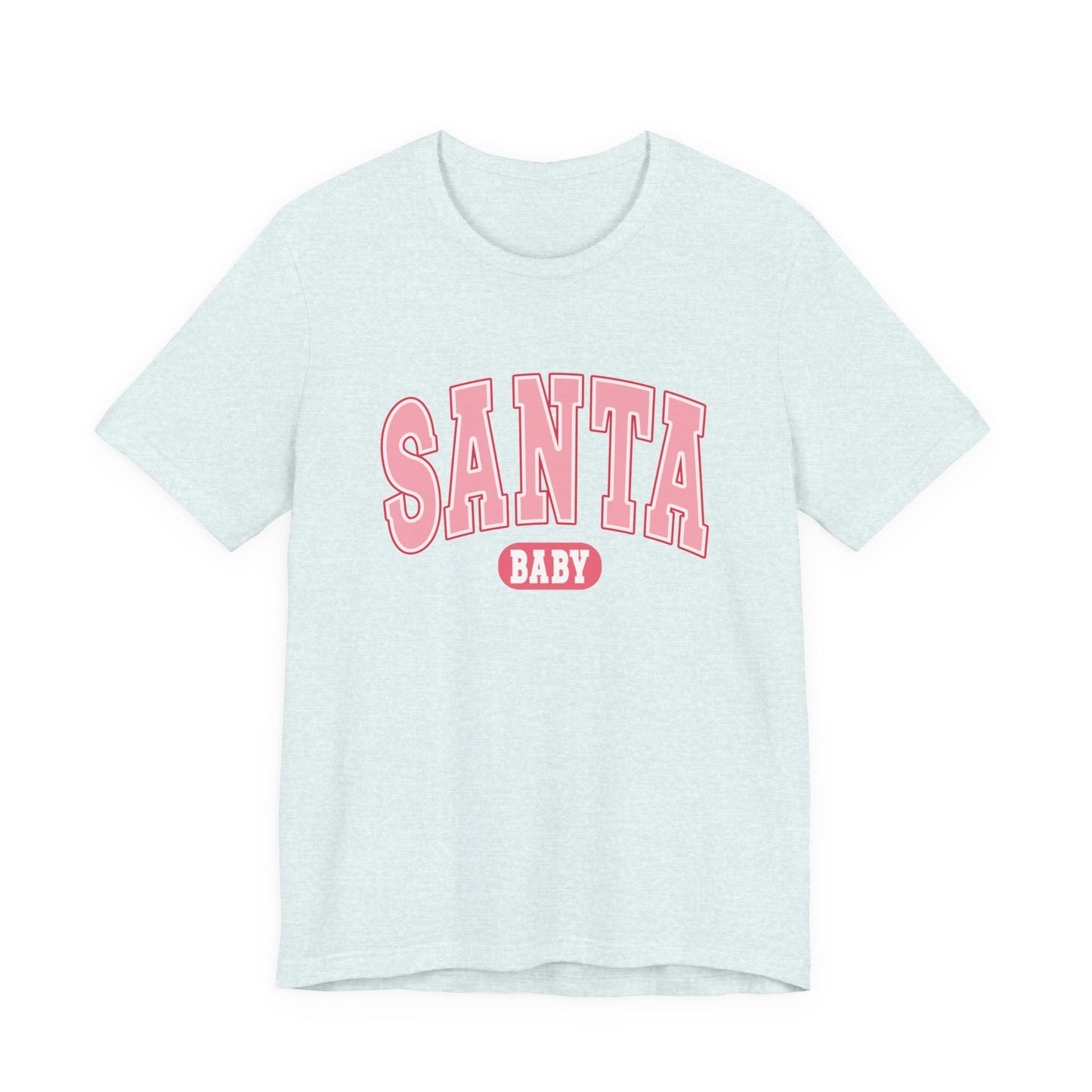 Santa Baby Christmas Tee – Pink Retro Holiday Shirt for Women | Cute & Festive T-Shirt