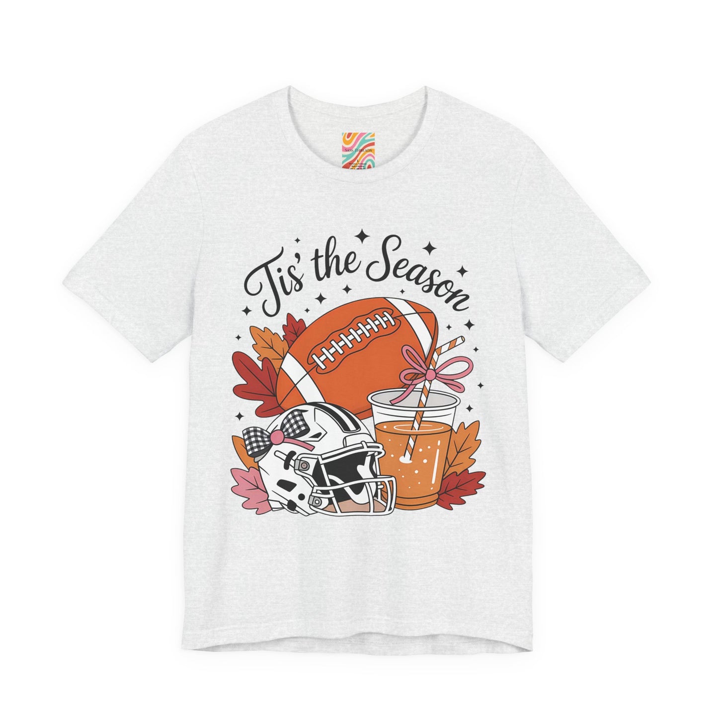 Football Season Tee, Unisex Jersey Short Sleeve Tee, Fall Shirt, Pumpkin Spice, Autumn Fashion, Game Day Apparel