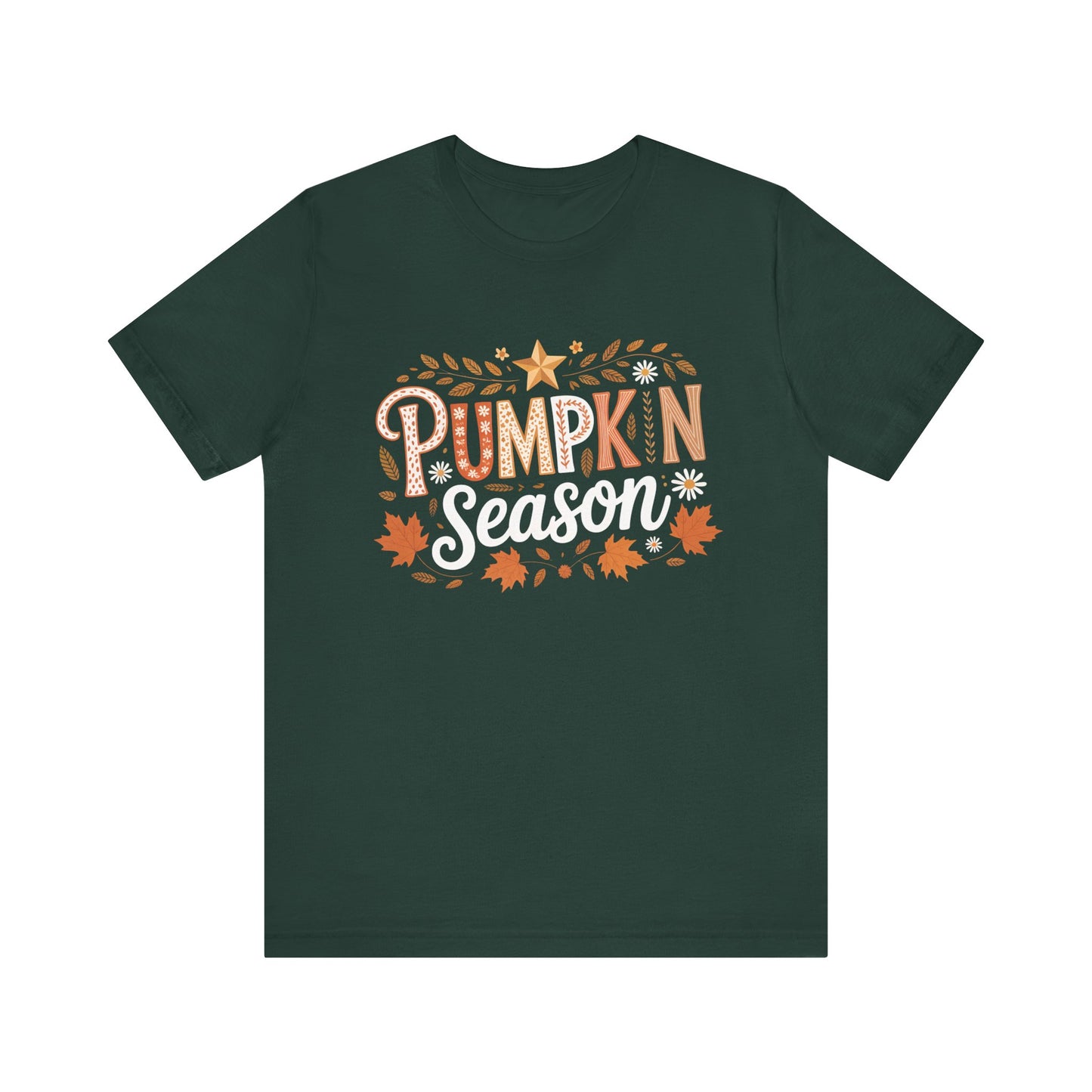 Fall Pumpkin Season Unisex Tee | Harvest Celebration Shirt, Autumn Vibes Shirt, Halloween Outfit, Thanksgiving Gift, Cozy Tee