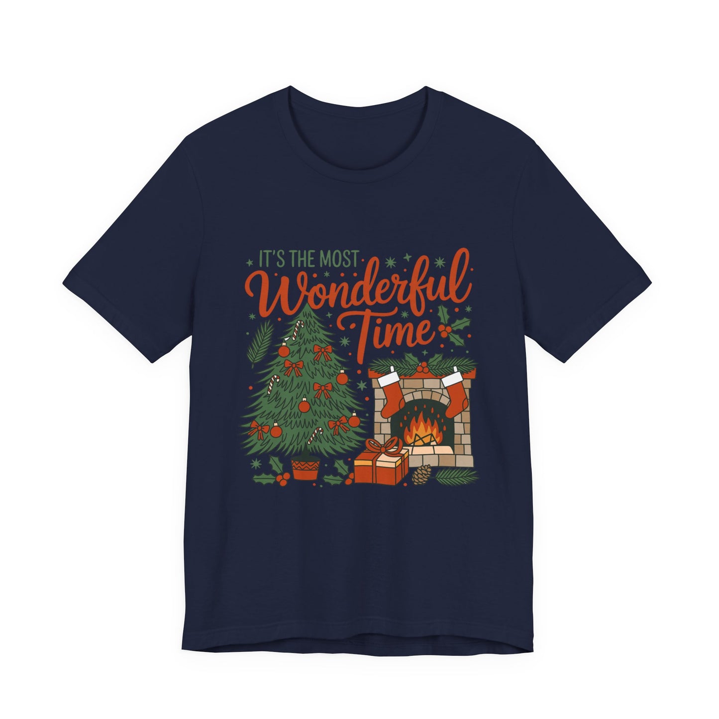 It’s The Most Wonderful Time Tee – Cozy Christmas Graphic Shirt