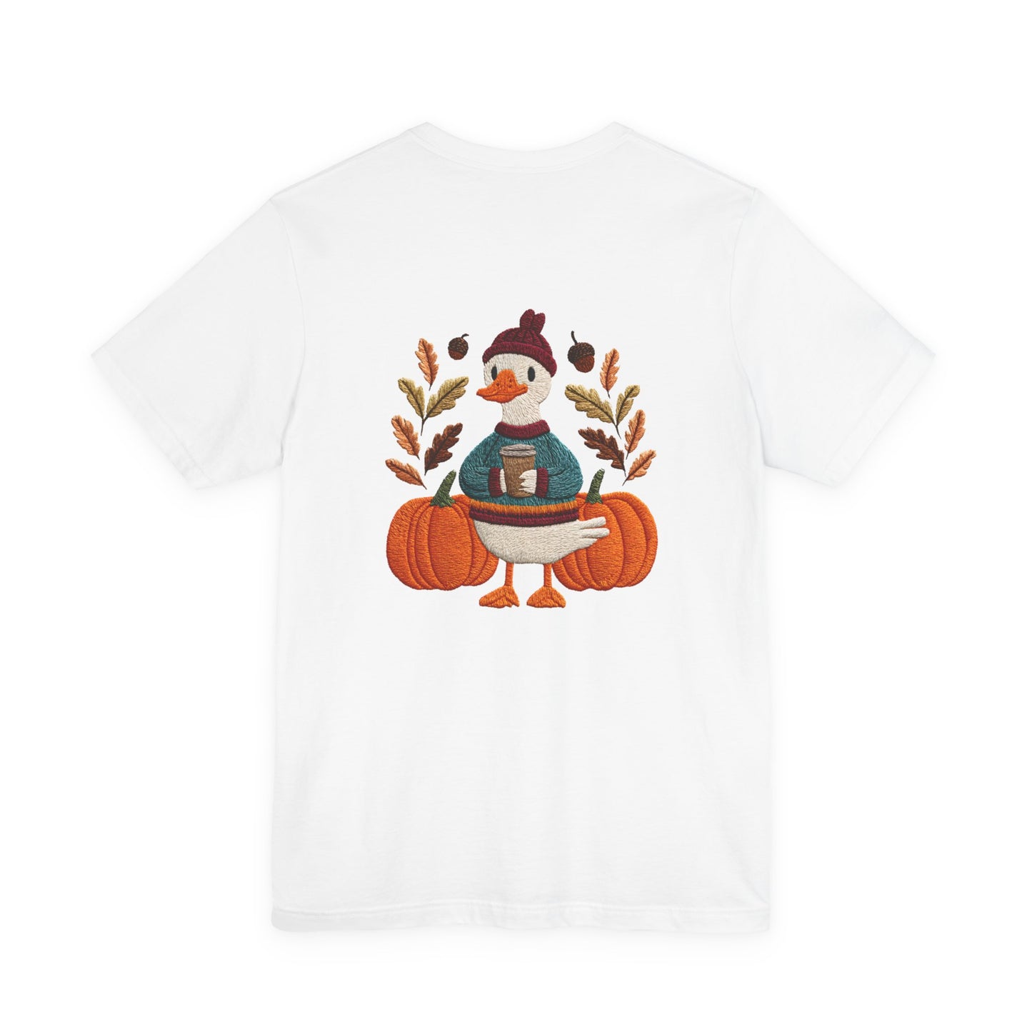 Autumn Goose Graphic Tee | Fall Sweatshirt, Cute Animal Shirt, Thanksgiving Gift, Cozy Apparel, Pumpkin Decor