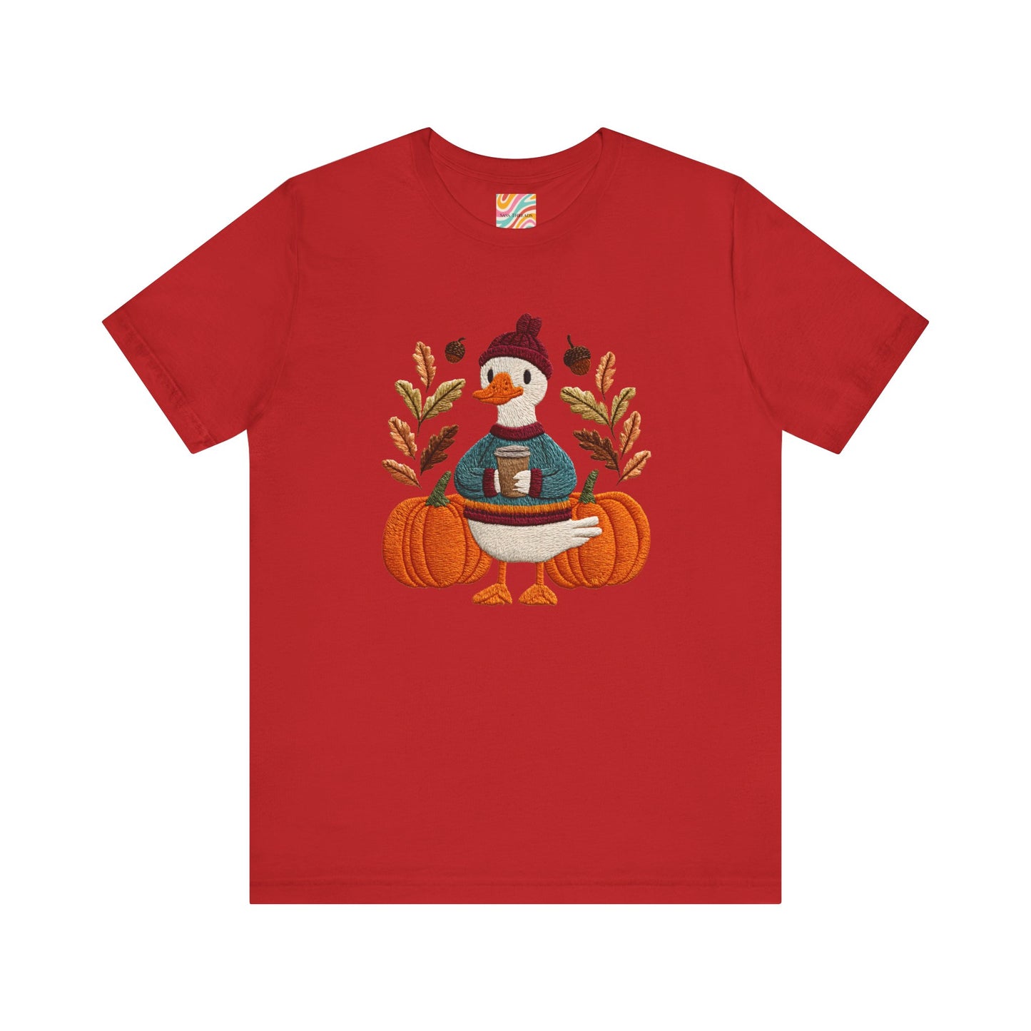 Autumn Goose Graphic Tee | Fall Sweatshirt, Cute Animal Shirt, Thanksgiving Gift, Cozy Apparel, Pumpkin Decor