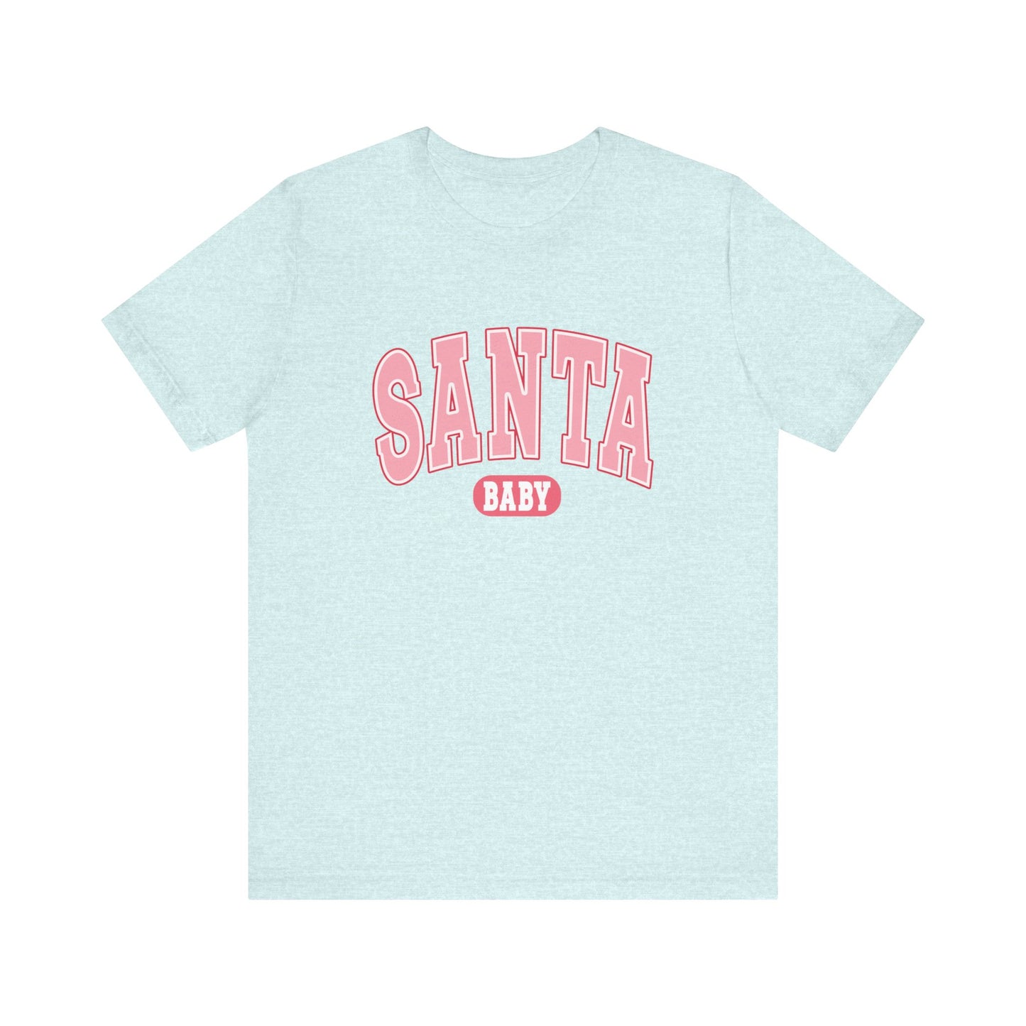 Santa Baby Christmas Tee – Pink Retro Holiday Shirt for Women | Cute & Festive T-Shirt