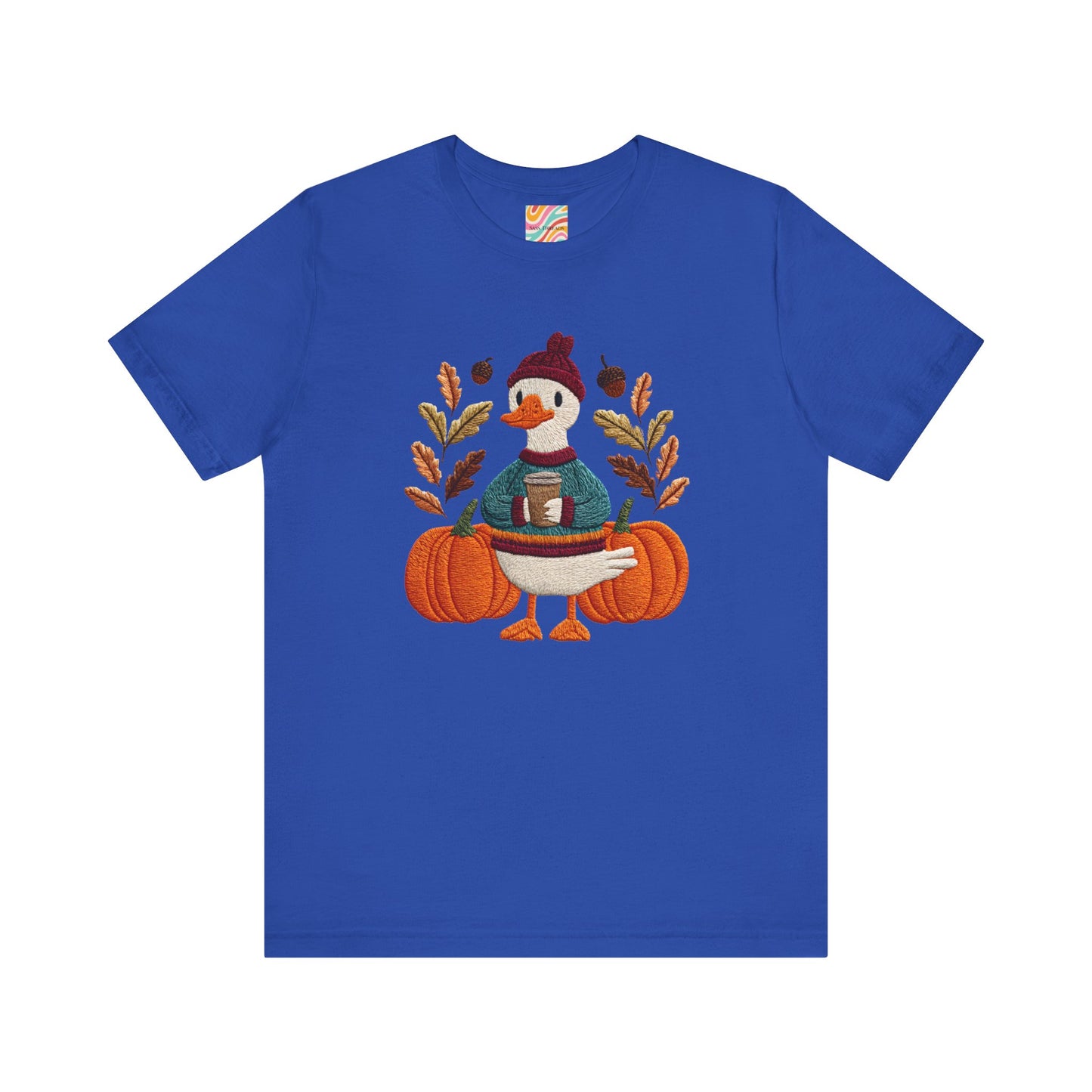 Autumn Goose Graphic Tee | Fall Sweatshirt, Cute Animal Shirt, Thanksgiving Gift, Cozy Apparel, Pumpkin Decor