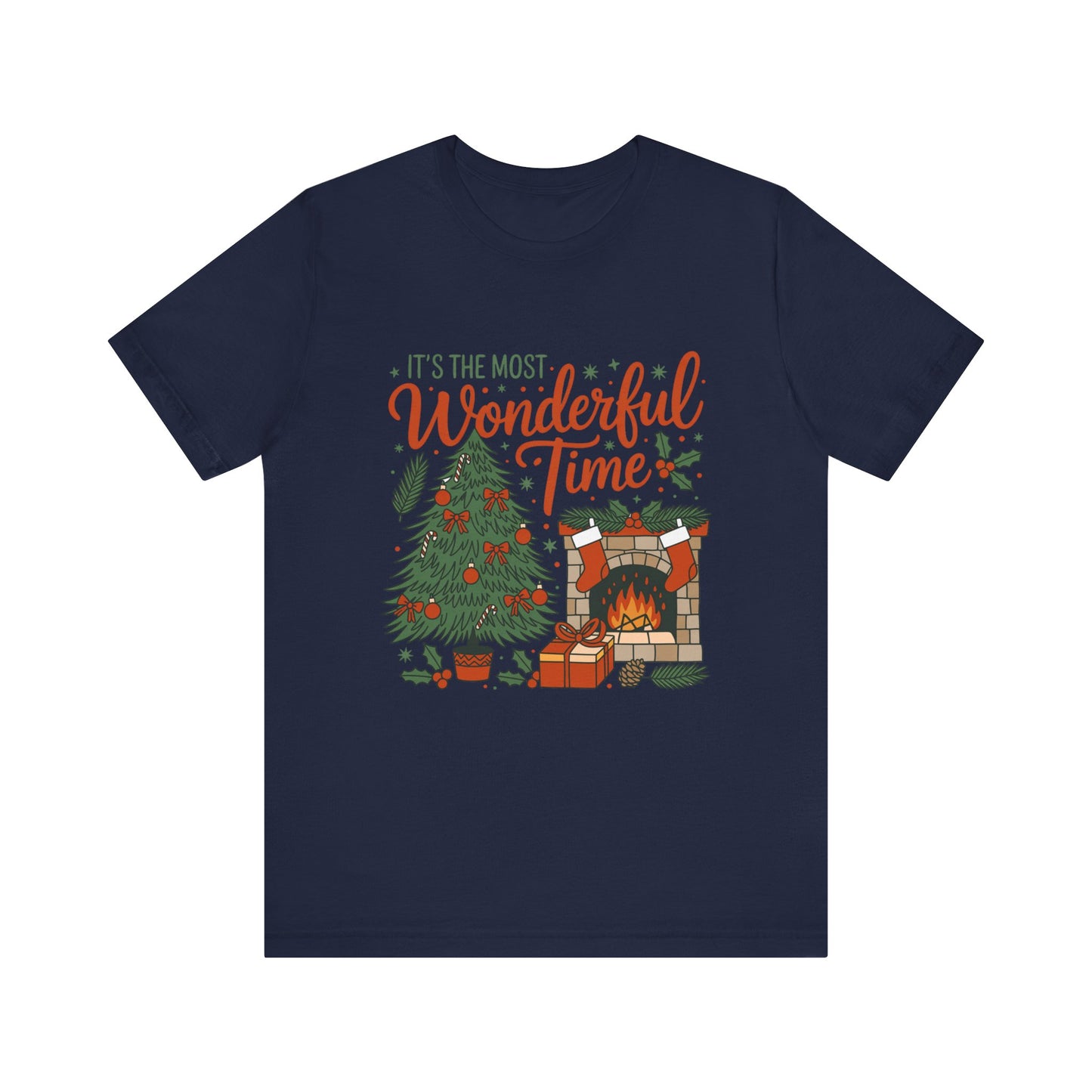 It’s The Most Wonderful Time Tee – Cozy Christmas Graphic Shirt