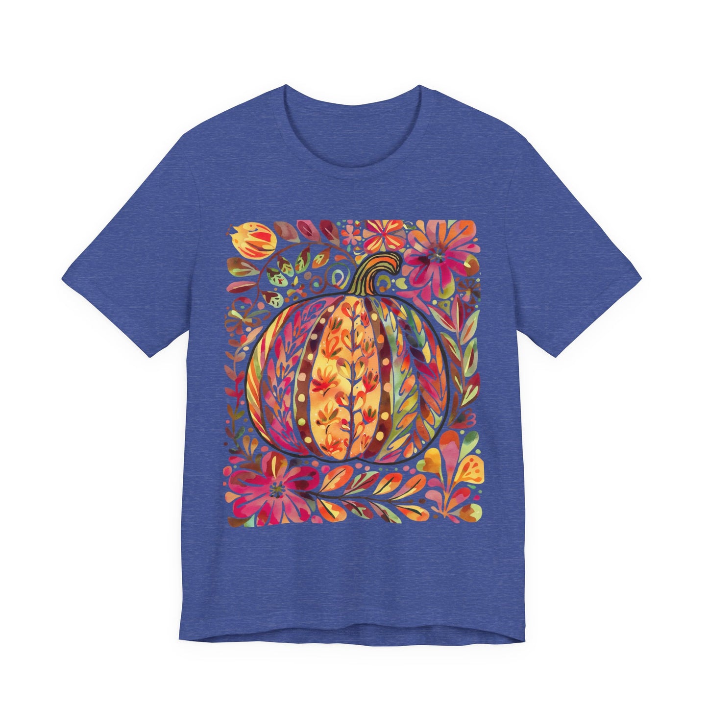 Autumn Pumpkin Graphic Tee, Fall T-Shirt, Halloween Apparel, Thanksgiving Gift