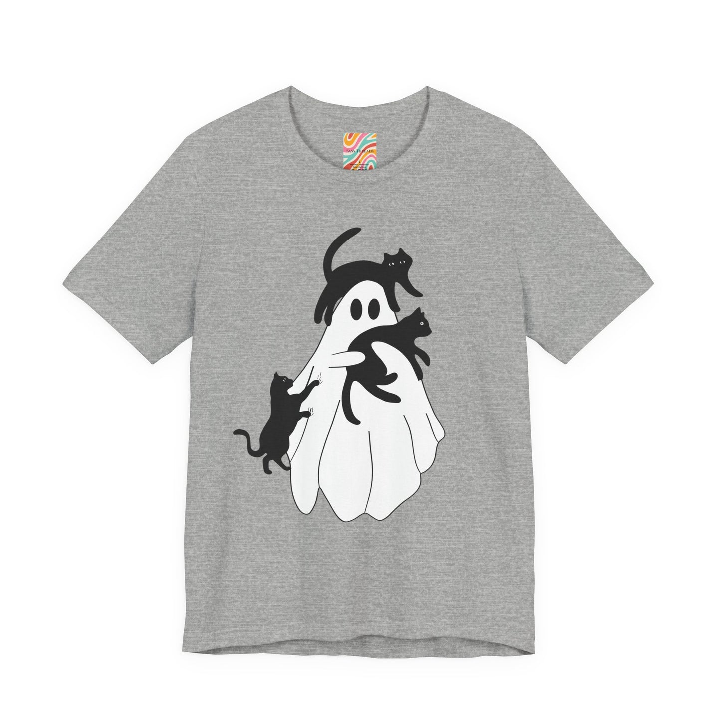 Ghostly Cat Lover's T-Shirt