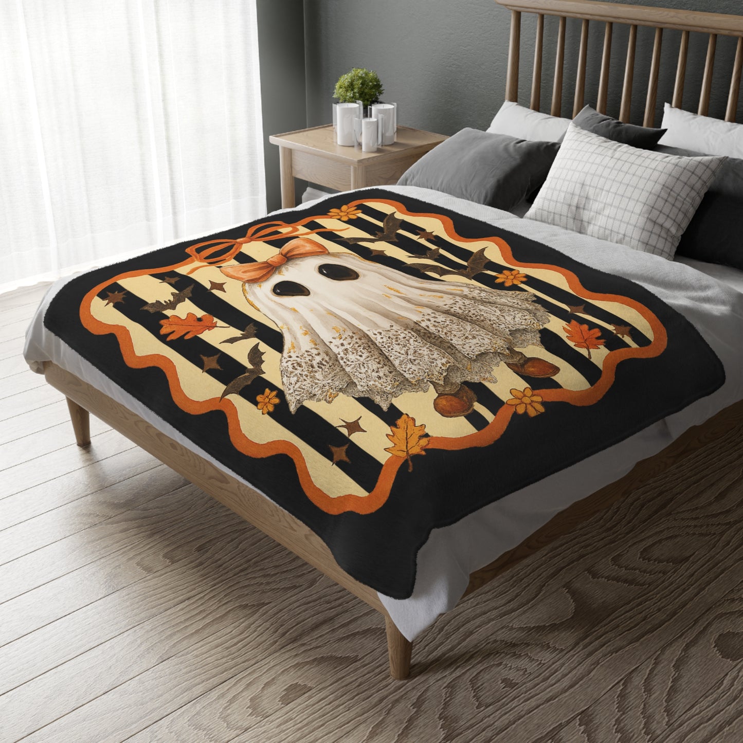 Cute Ghost Halloween Blanket