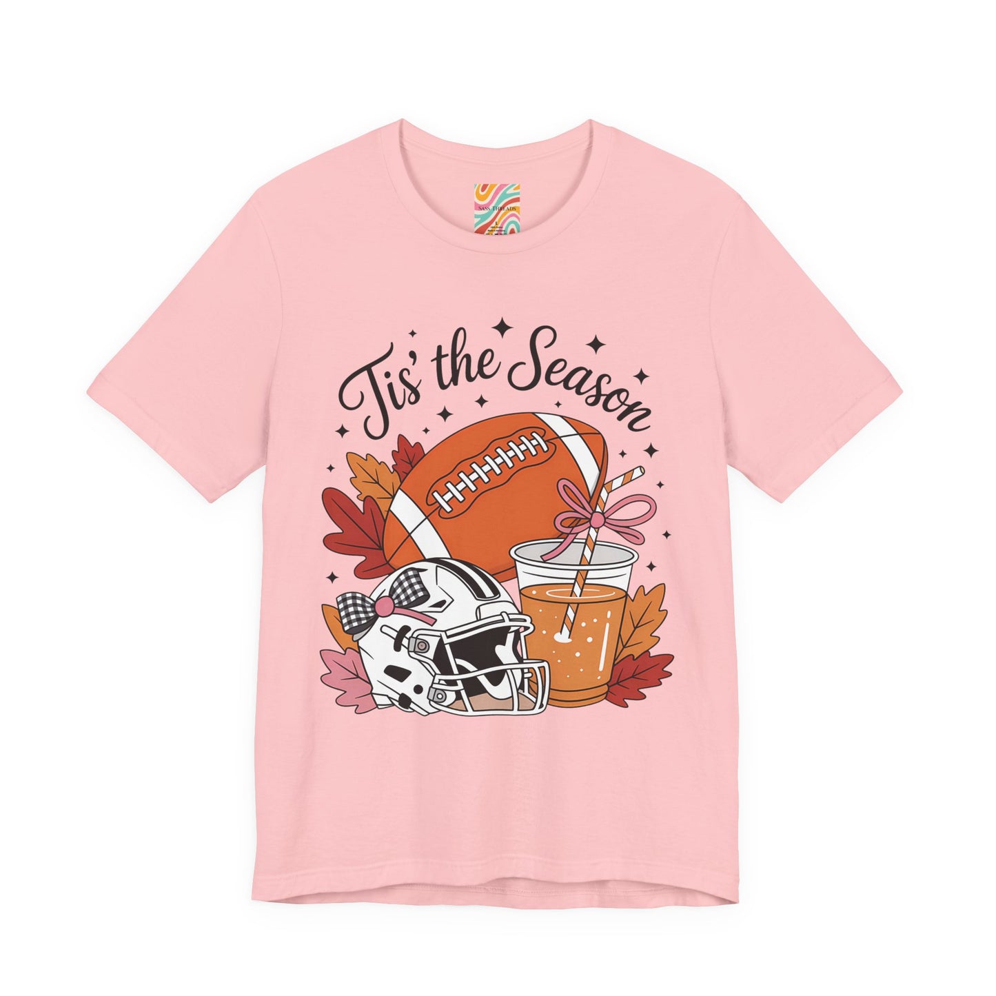 Football Season Tee, Unisex Jersey Short Sleeve Tee, Fall Shirt, Pumpkin Spice, Autumn Fashion, Game Day Apparel