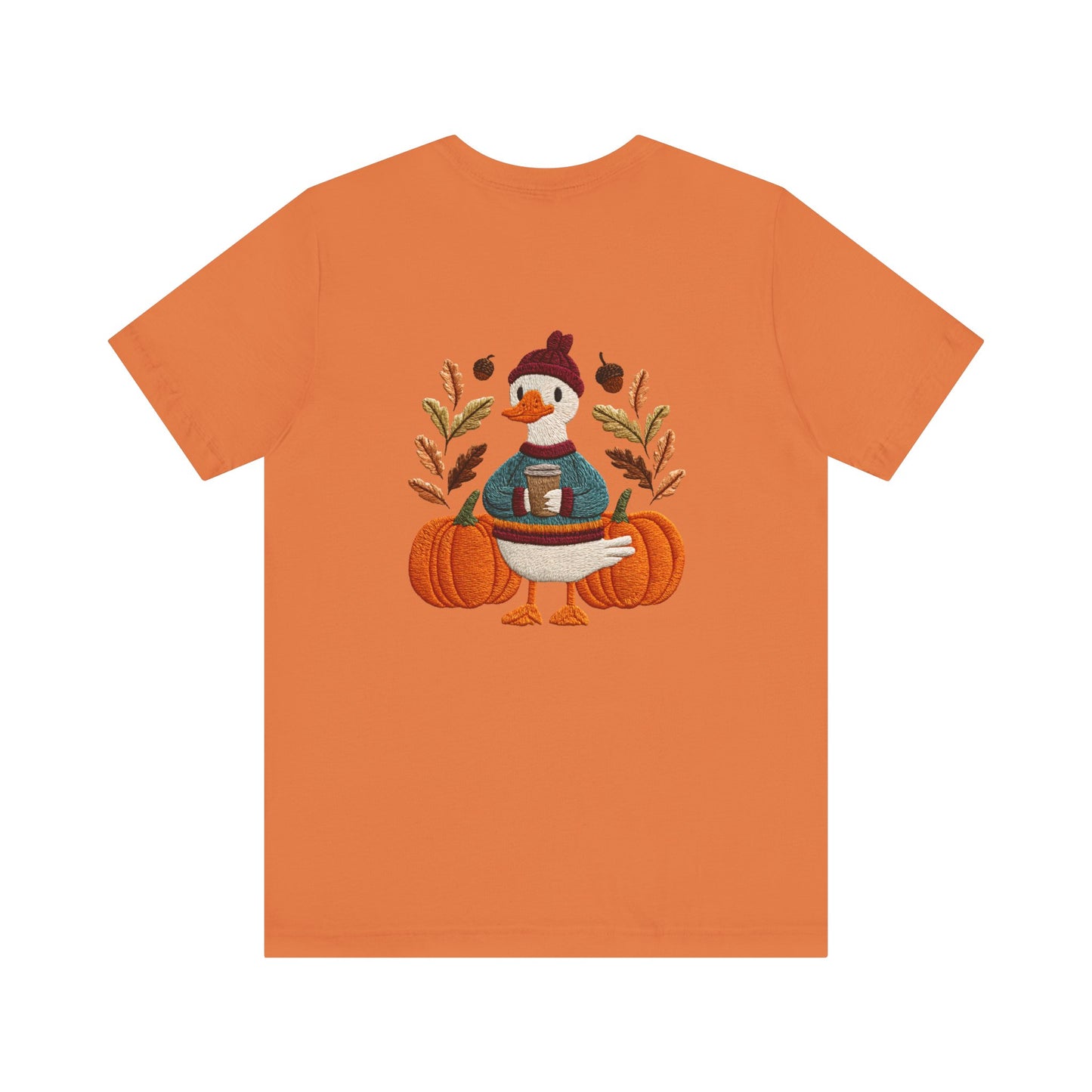 Autumn Goose Graphic Tee | Fall Sweatshirt, Cute Animal Shirt, Thanksgiving Gift, Cozy Apparel, Pumpkin Decor