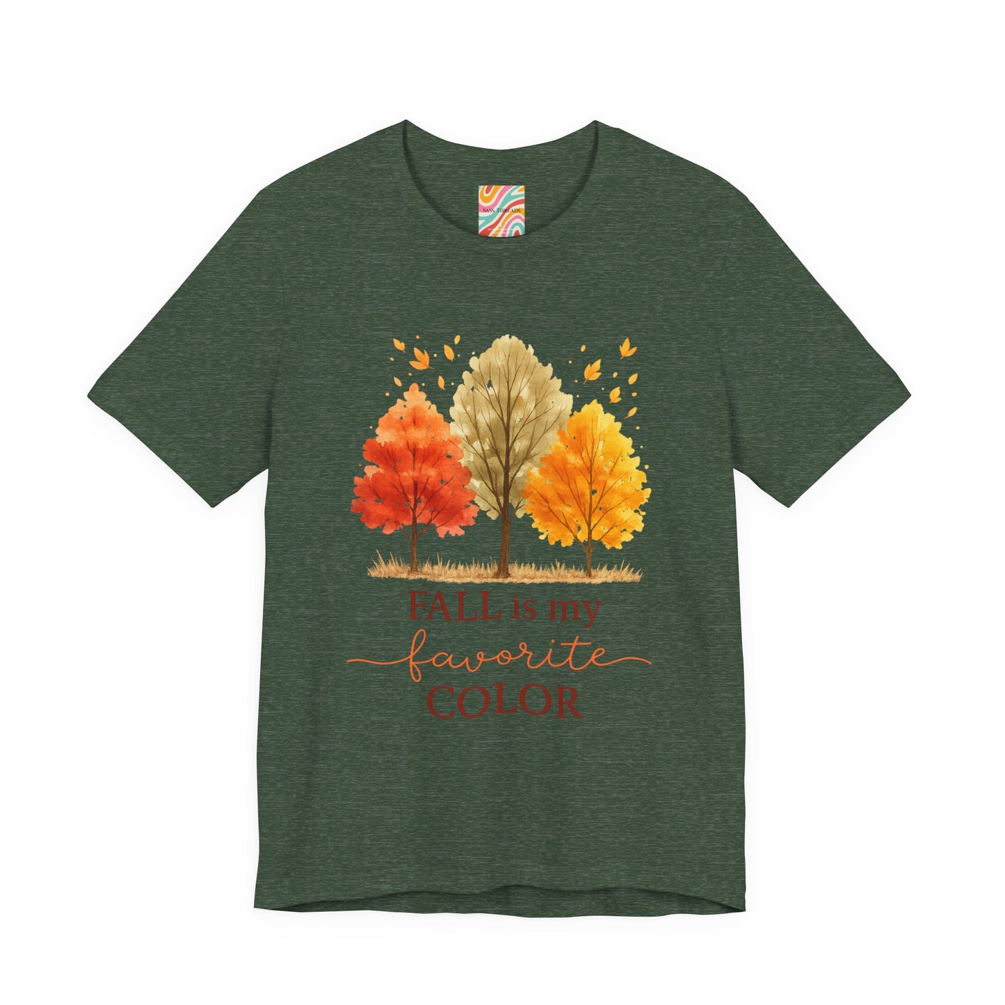 Fall is my favorite color Unisex Jersey Short Sleeve Tee