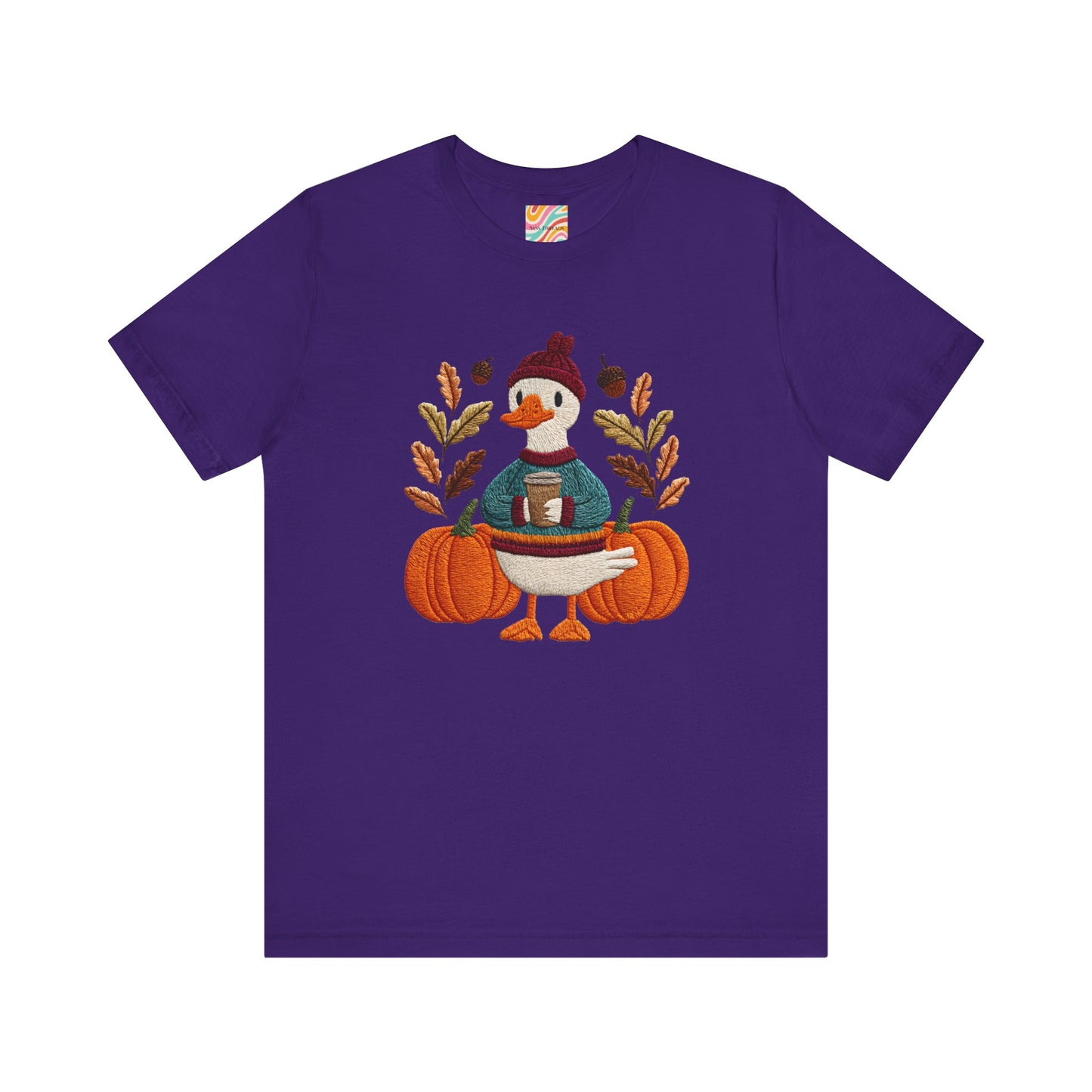 Autumn Goose Graphic Tee | Fall Sweatshirt, Cute Animal Shirt, Thanksgiving Gift, Cozy Apparel, Pumpkin Decor