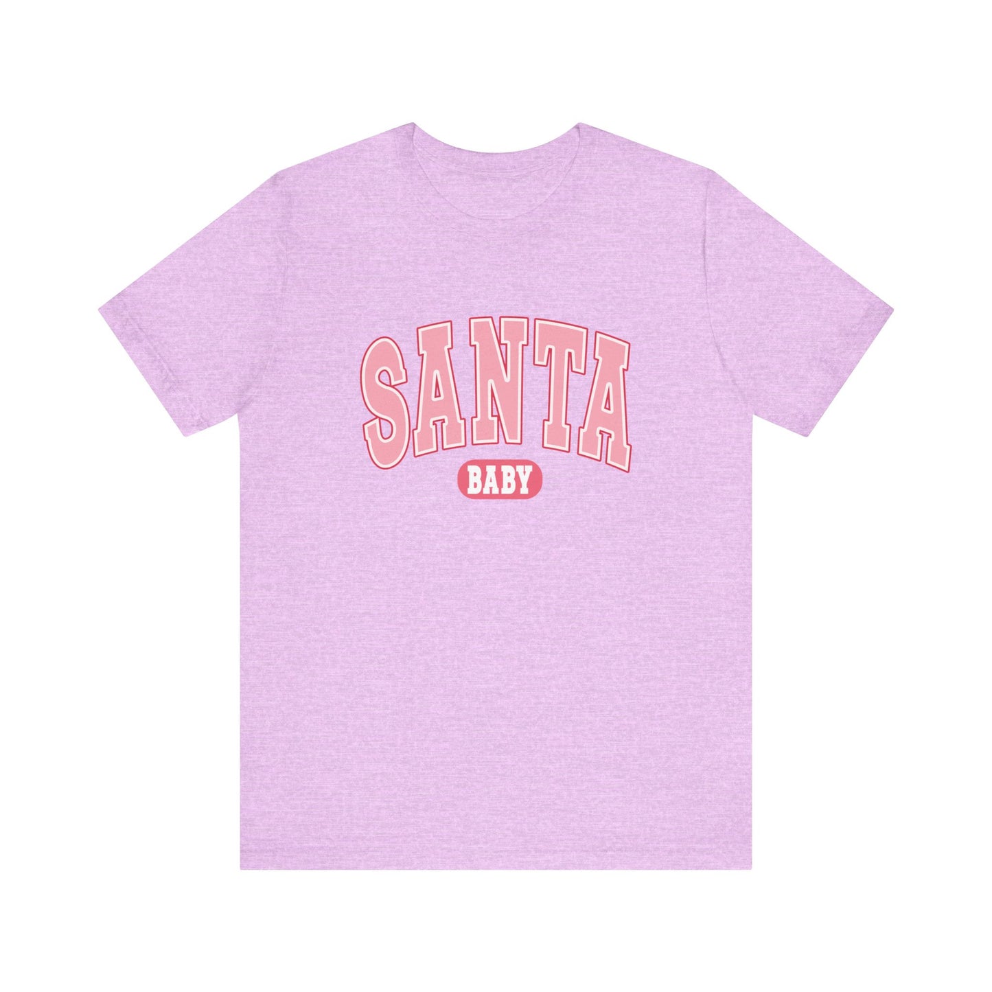 Santa Baby Christmas Tee – Pink Retro Holiday Shirt for Women | Cute & Festive T-Shirt