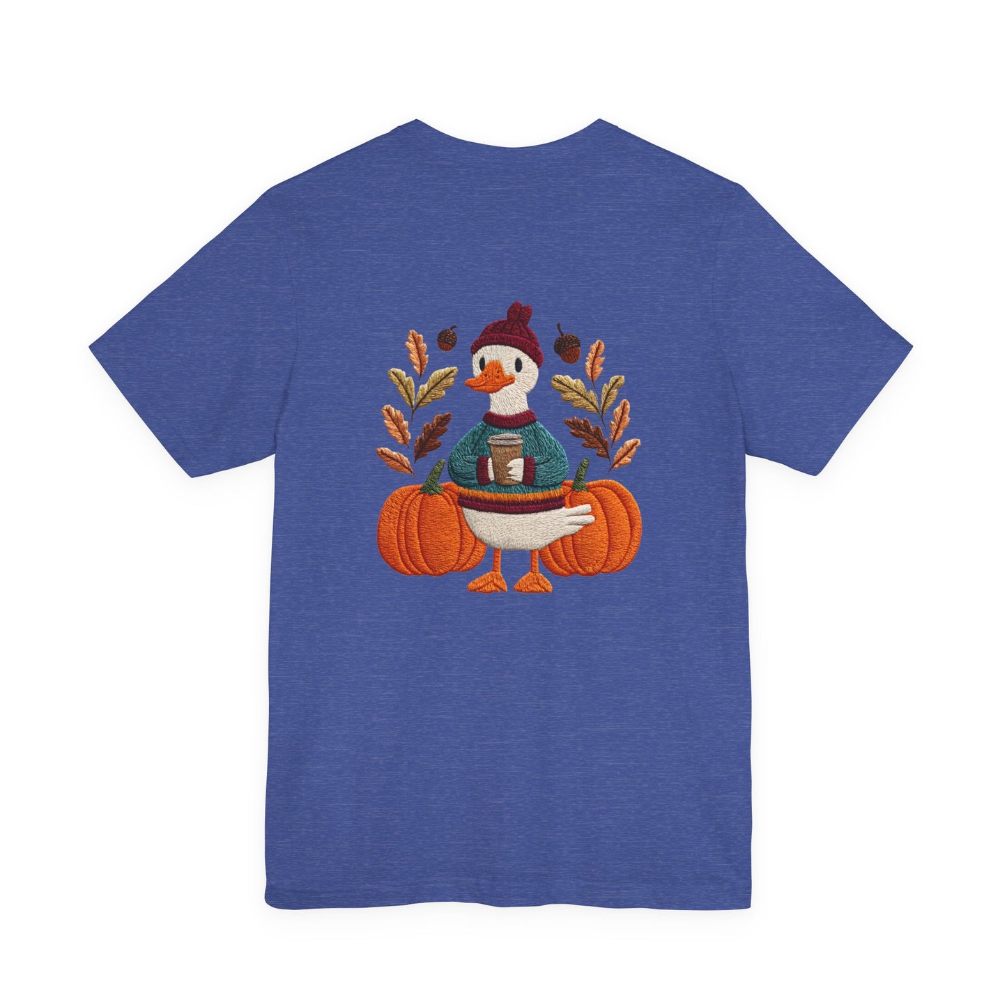 Autumn Goose Graphic Tee | Fall Sweatshirt, Cute Animal Shirt, Thanksgiving Gift, Cozy Apparel, Pumpkin Decor