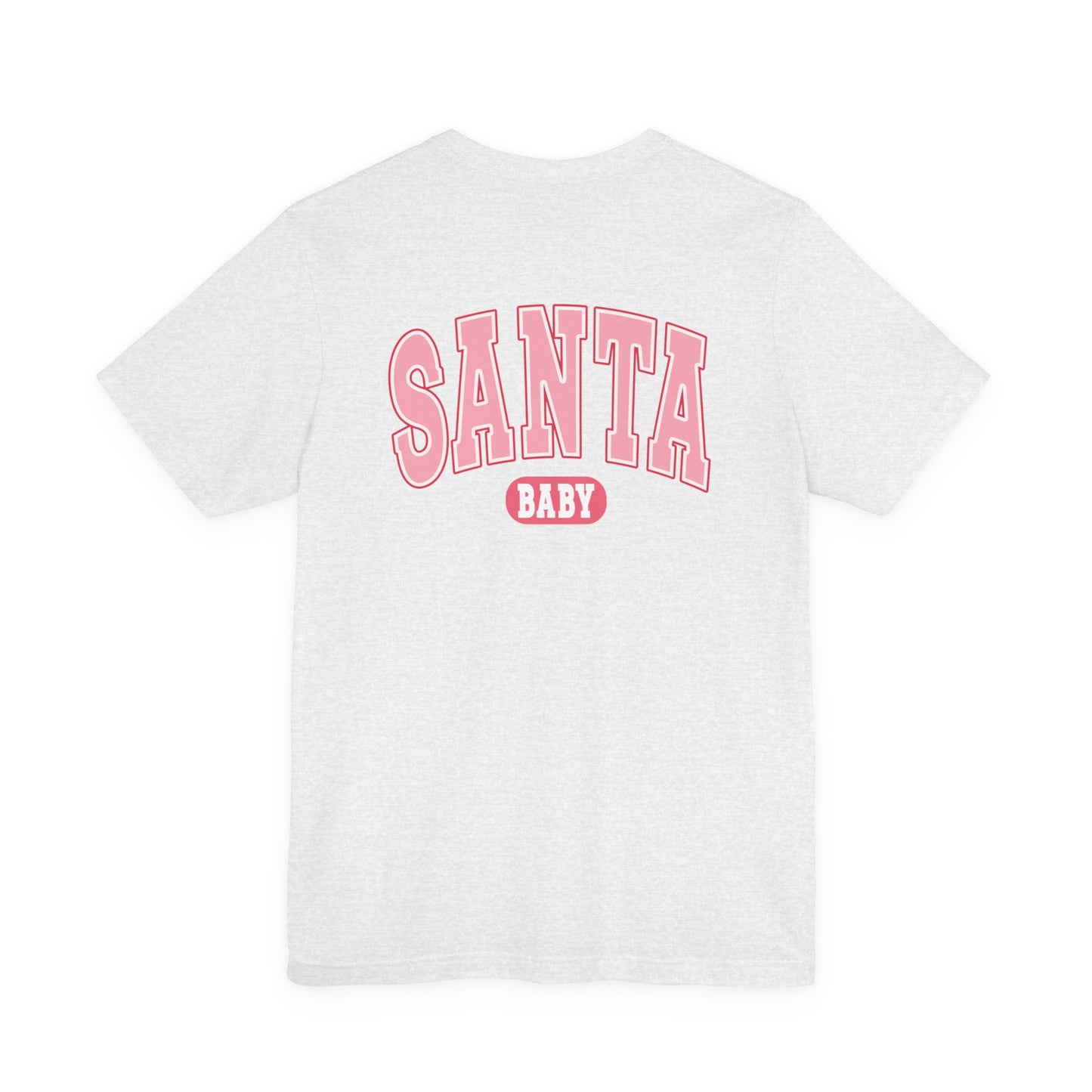 Santa Baby Christmas Tee – Pink Retro Holiday Shirt for Women | Cute & Festive T-Shirt