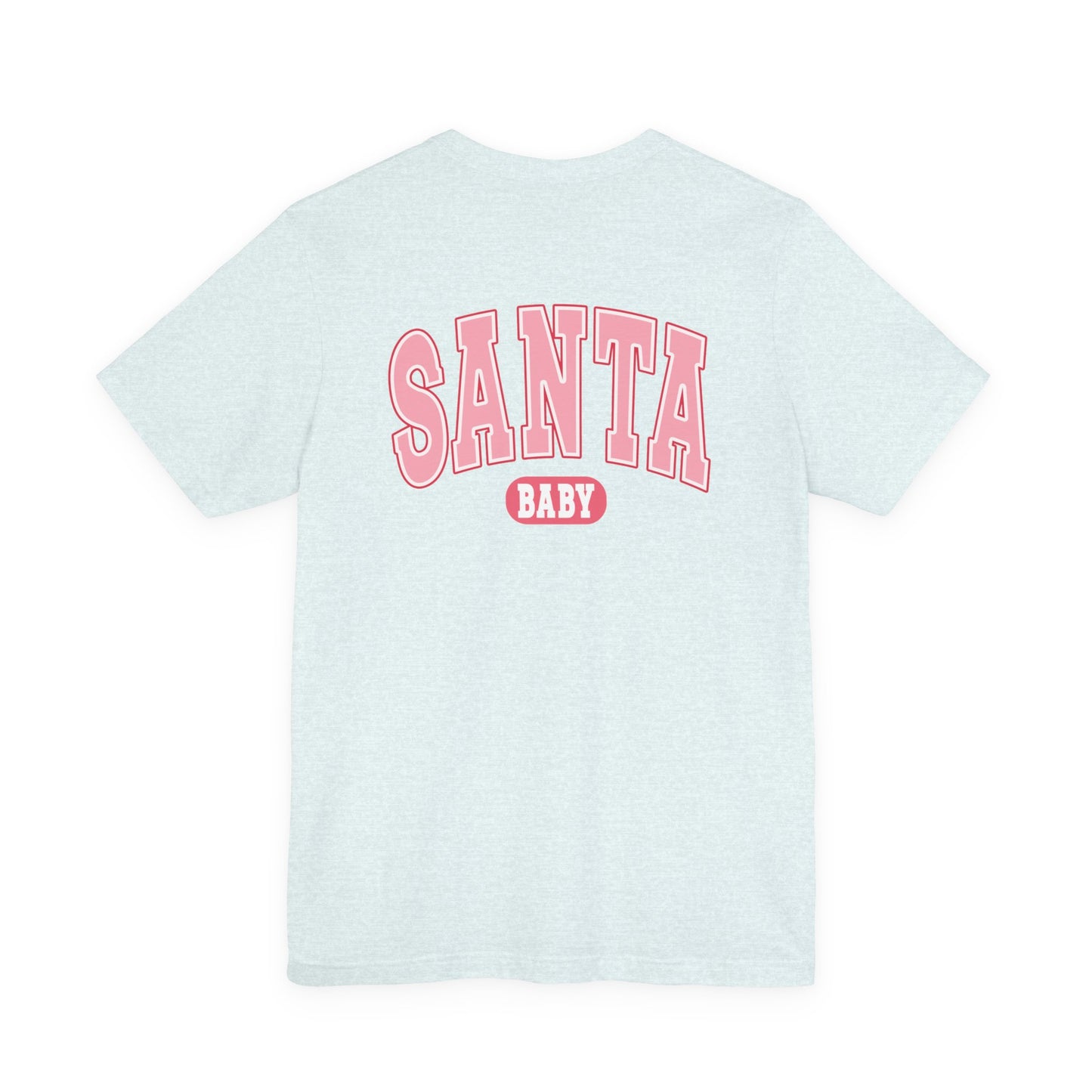 Santa Baby Christmas Tee – Pink Retro Holiday Shirt for Women | Cute & Festive T-Shirt