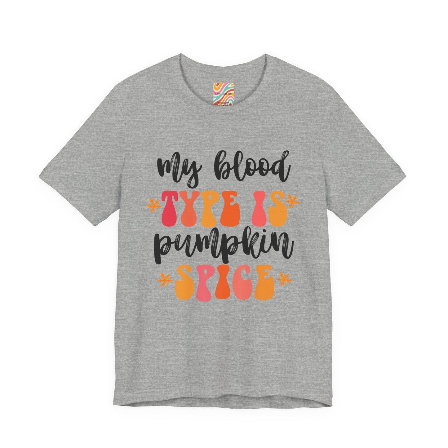 Pumpkin Spice Tee, Fun Fall T-Shirt, Unisex Jersey Short Sleeve Tee, Halloween Apparel