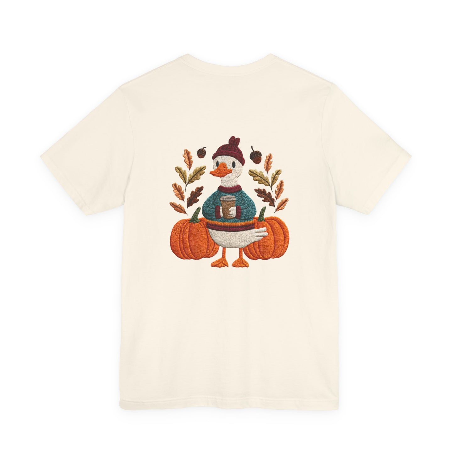 Autumn Goose Graphic Tee | Fall Sweatshirt, Cute Animal Shirt, Thanksgiving Gift, Cozy Apparel, Pumpkin Decor