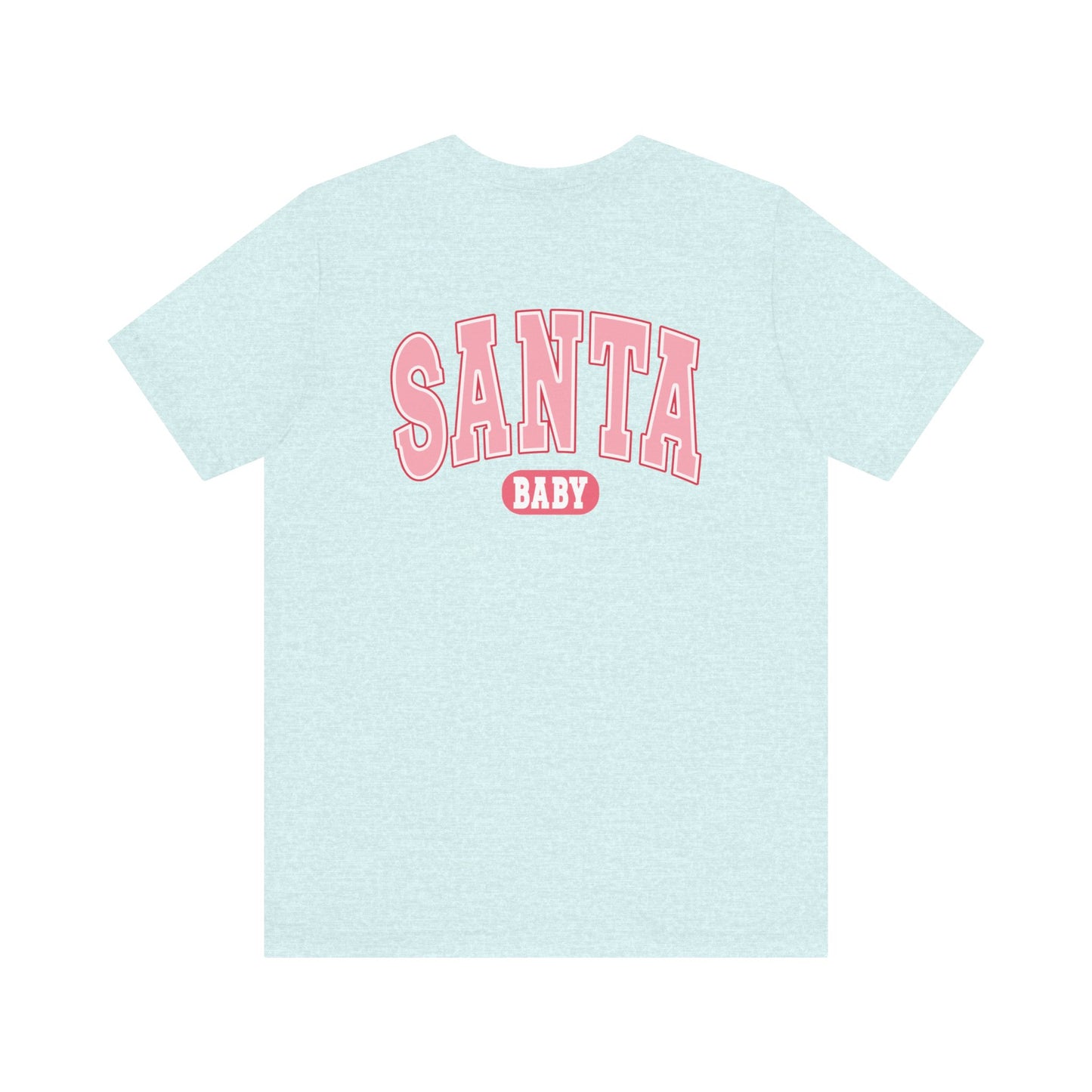 Santa Baby Christmas Tee – Pink Retro Holiday Shirt for Women | Cute & Festive T-Shirt