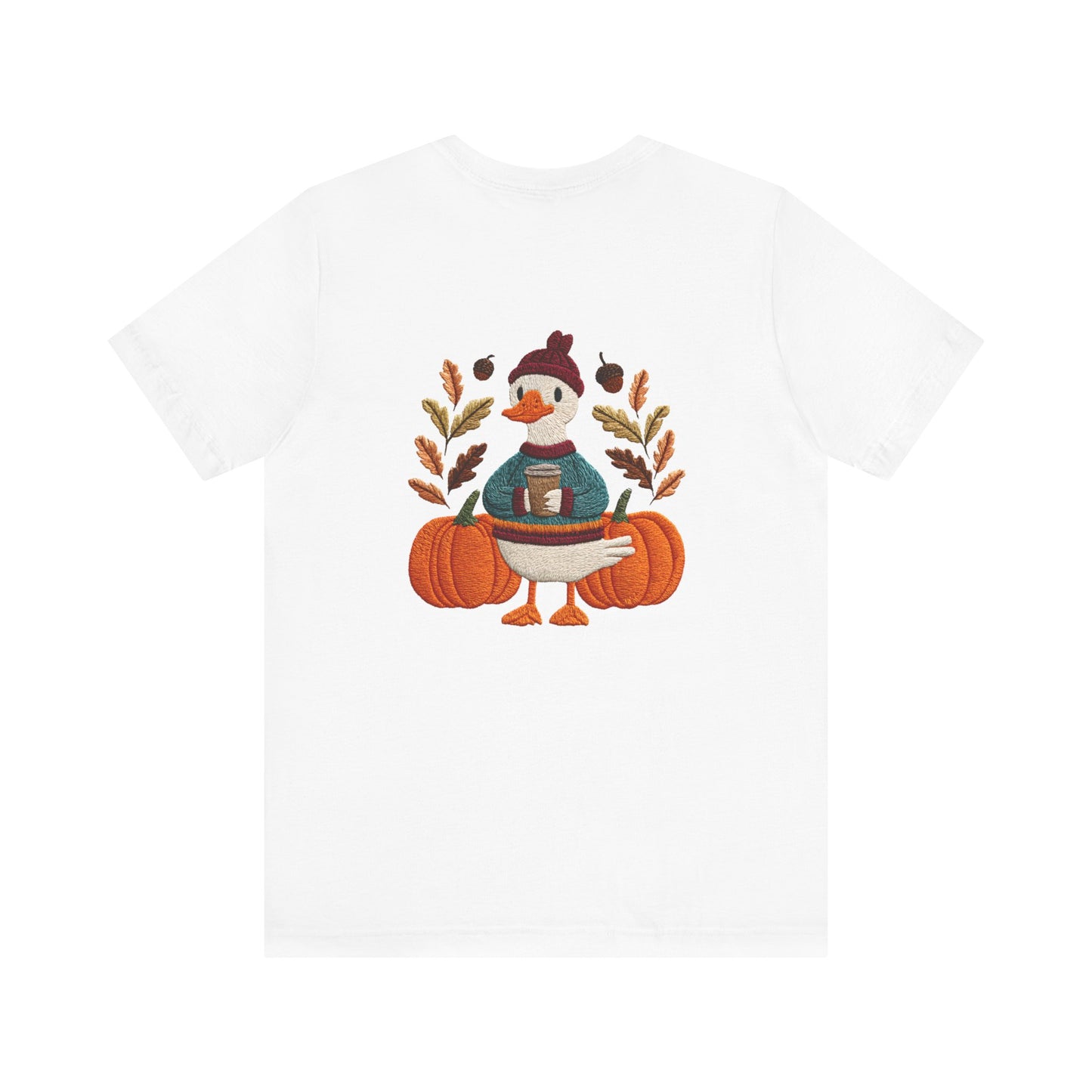Autumn Goose Graphic Tee | Fall Sweatshirt, Cute Animal Shirt, Thanksgiving Gift, Cozy Apparel, Pumpkin Decor