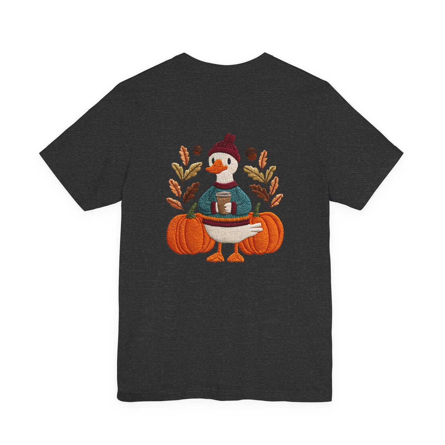 Autumn Goose Graphic Tee | Fall Sweatshirt, Cute Animal Shirt, Thanksgiving Gift, Cozy Apparel, Pumpkin Decor