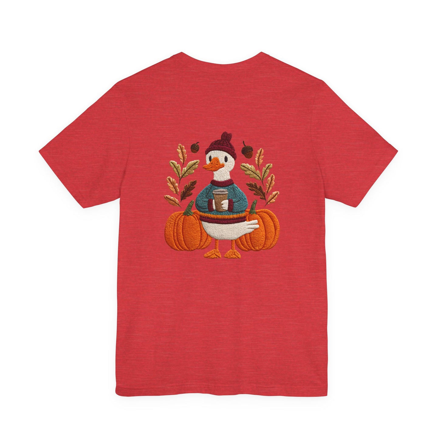 Autumn Goose Graphic Tee | Fall Sweatshirt, Cute Animal Shirt, Thanksgiving Gift, Cozy Apparel, Pumpkin Decor