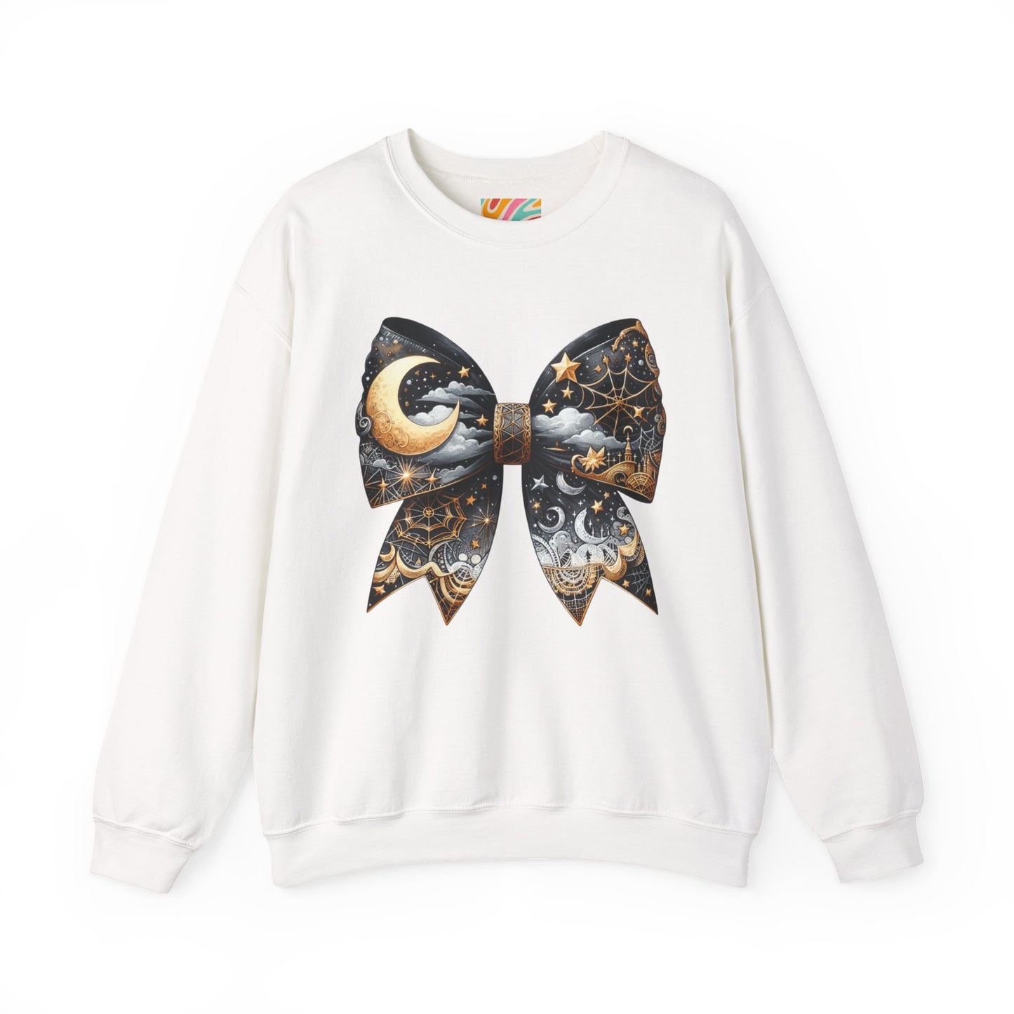 Celestial Halloween Bow Sweatshirt