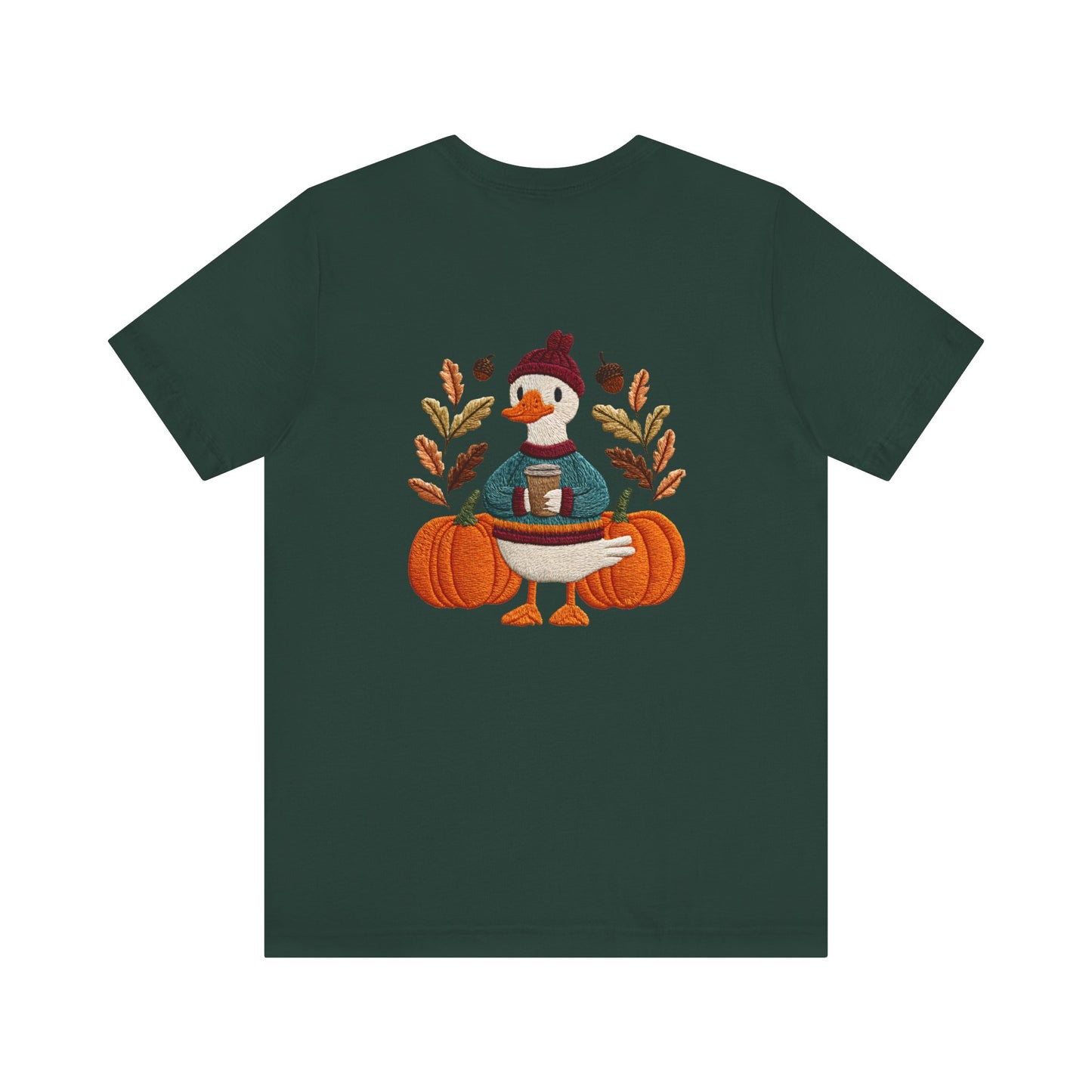 Autumn Goose Graphic Tee | Fall Sweatshirt, Cute Animal Shirt, Thanksgiving Gift, Cozy Apparel, Pumpkin Decor
