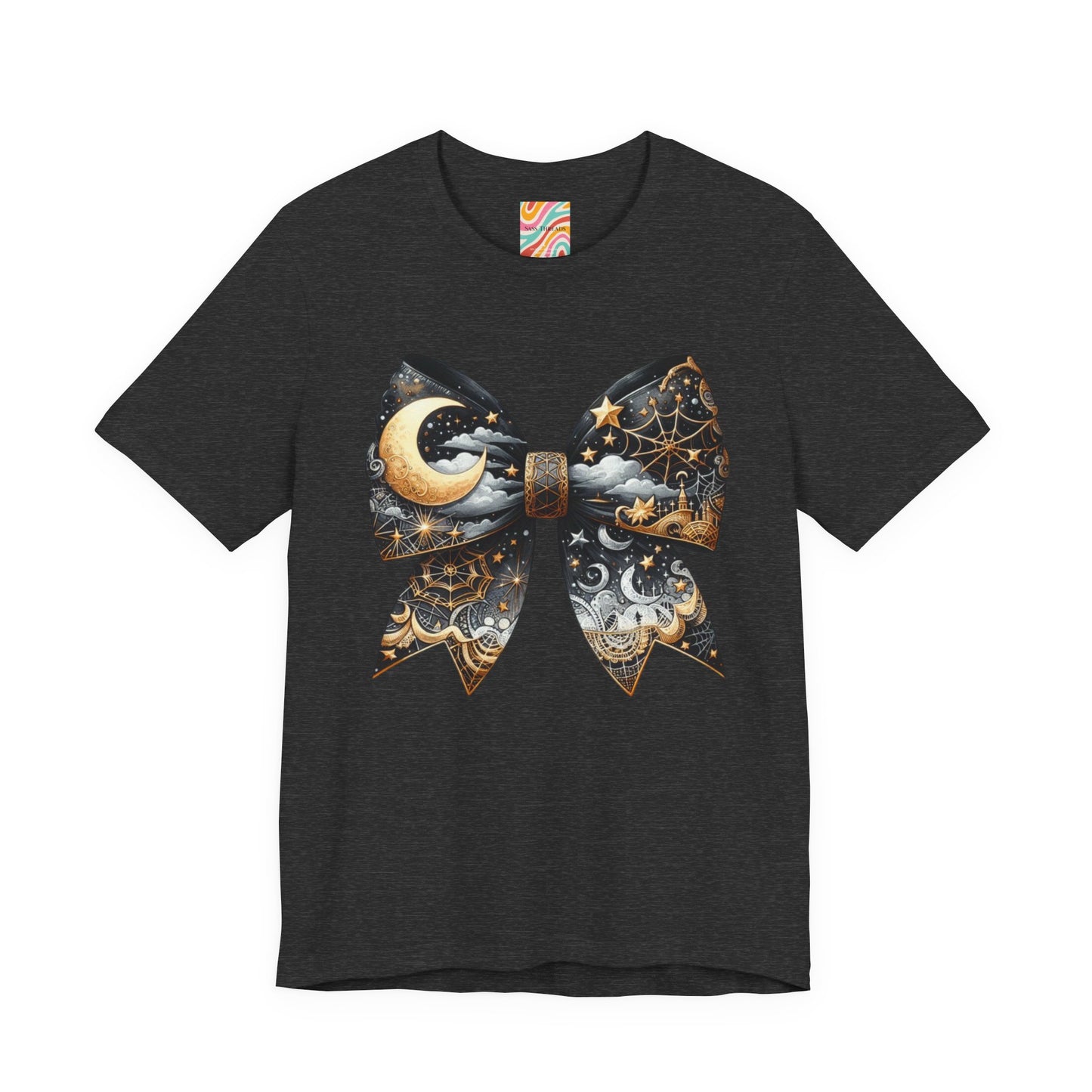 Celestial Halloween Bow T shirt