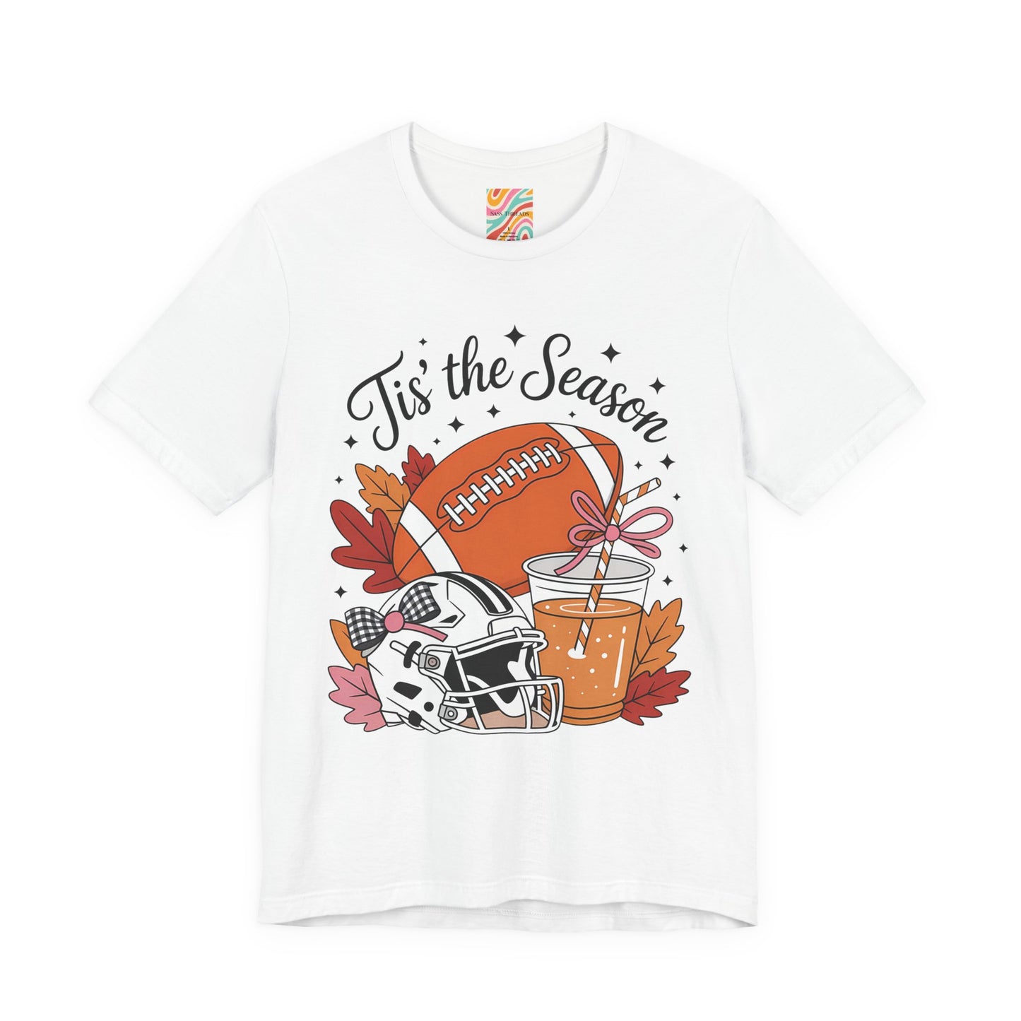 Football Season Tee, Unisex Jersey Short Sleeve Tee, Fall Shirt, Pumpkin Spice, Autumn Fashion, Game Day Apparel