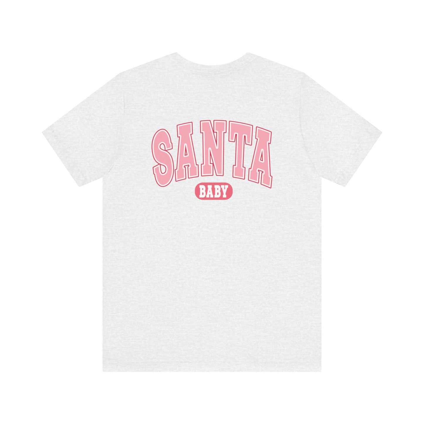 Santa Baby Christmas Tee – Pink Retro Holiday Shirt for Women | Cute & Festive T-Shirt