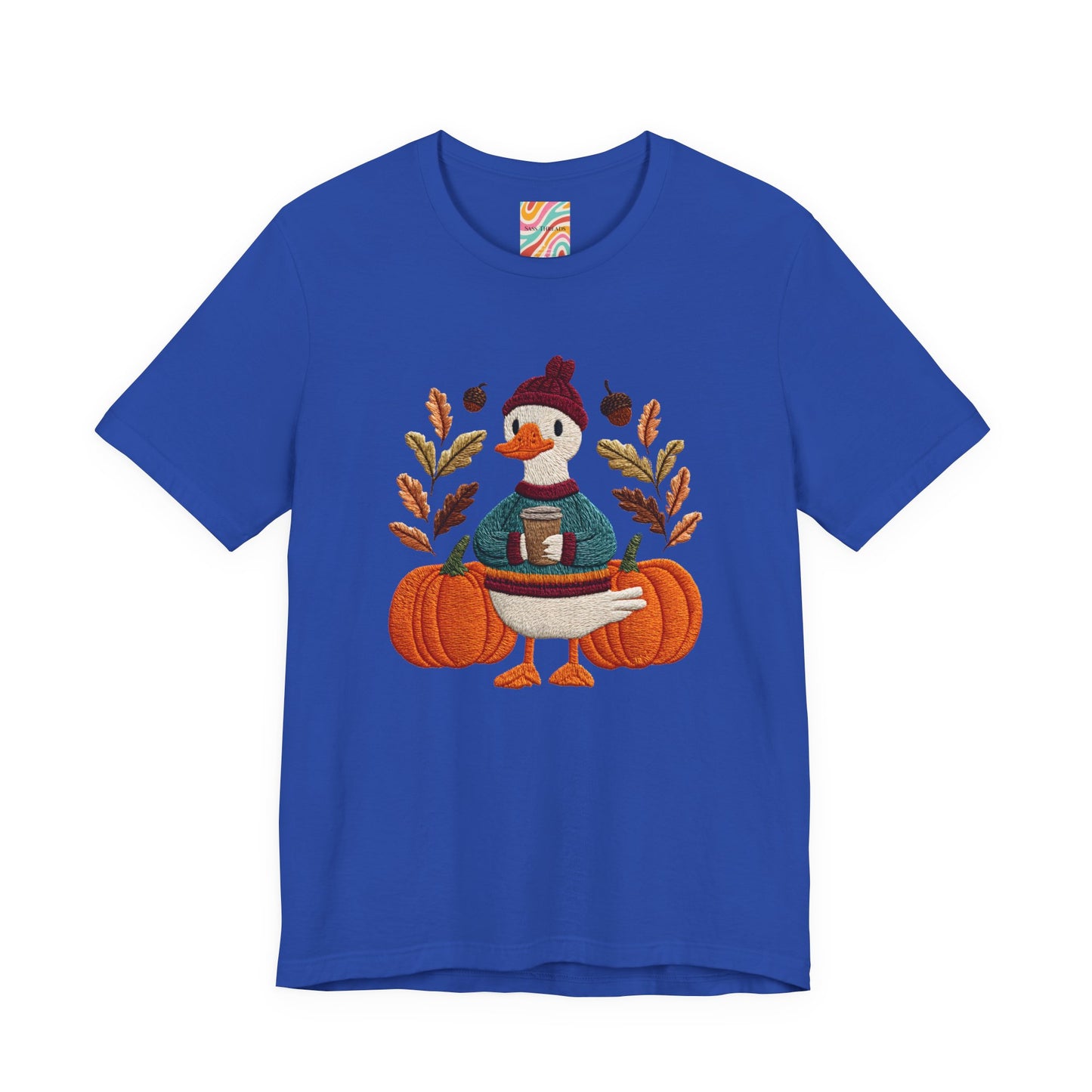 Autumn Goose Graphic Tee | Fall Sweatshirt, Cute Animal Shirt, Thanksgiving Gift, Cozy Apparel, Pumpkin Decor