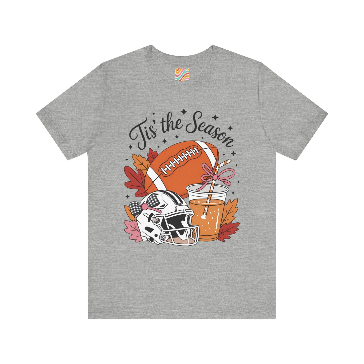 Football Season Tee, Unisex Jersey Short Sleeve Tee, Fall Shirt, Pumpkin Spice, Autumn Fashion, Game Day Apparel