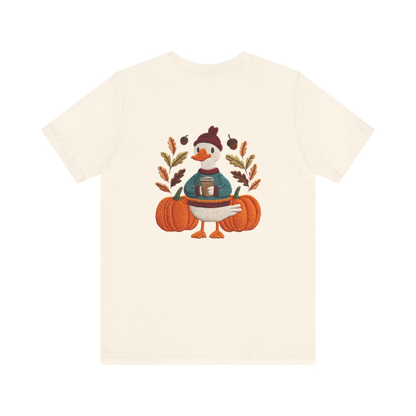 Autumn Goose Graphic Tee | Fall Sweatshirt, Cute Animal Shirt, Thanksgiving Gift, Cozy Apparel, Pumpkin Decor