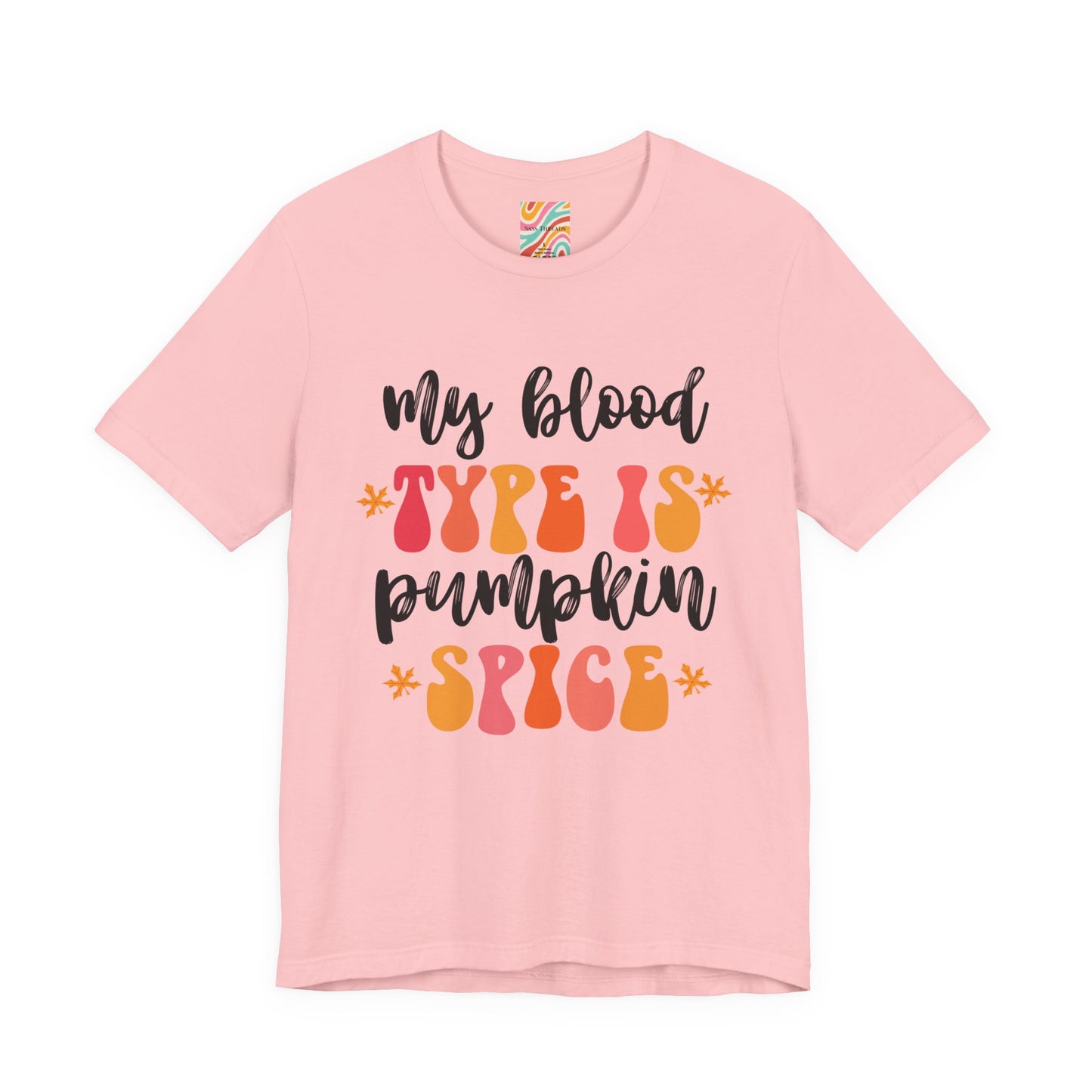Pumpkin Spice Tee, Fun Fall T-Shirt, Unisex Jersey Short Sleeve Tee, Halloween Apparel