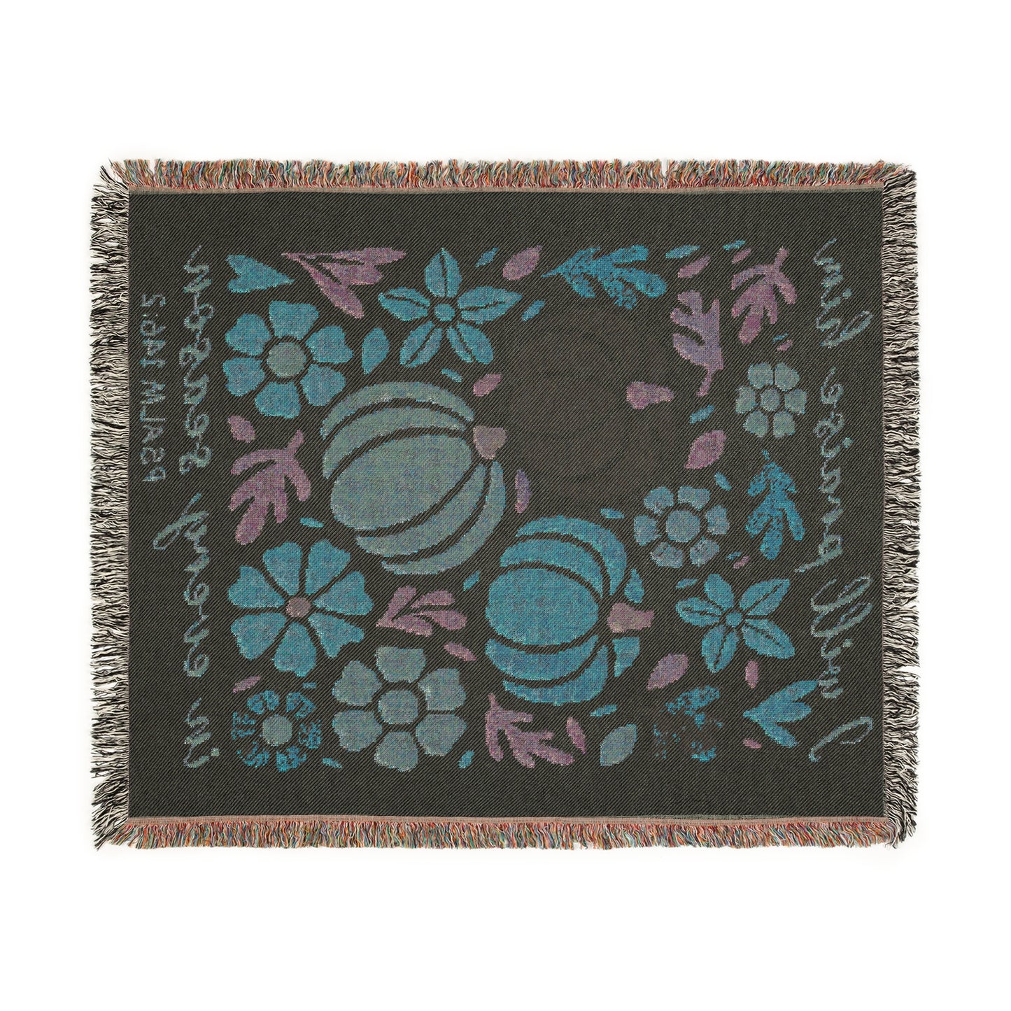 "In Every Season" Woven Throw Blanket – Psalm 145:2 Fall Decor
