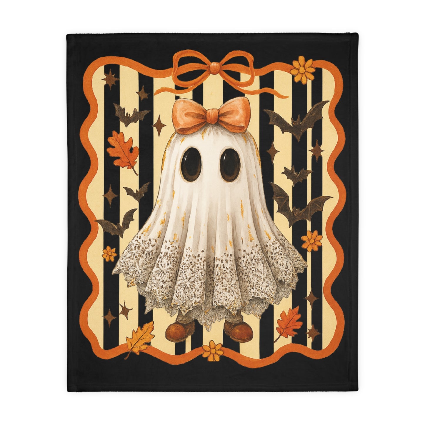 Cute Ghost Halloween Blanket