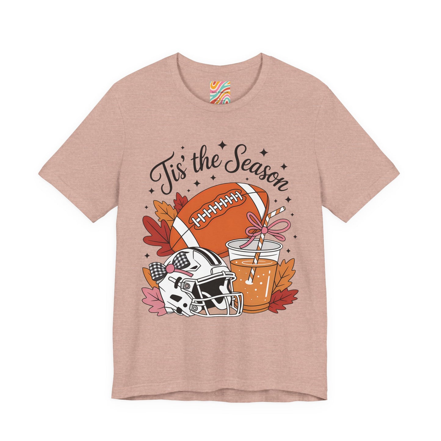 Football Season Tee, Unisex Jersey Short Sleeve Tee, Fall Shirt, Pumpkin Spice, Autumn Fashion, Game Day Apparel