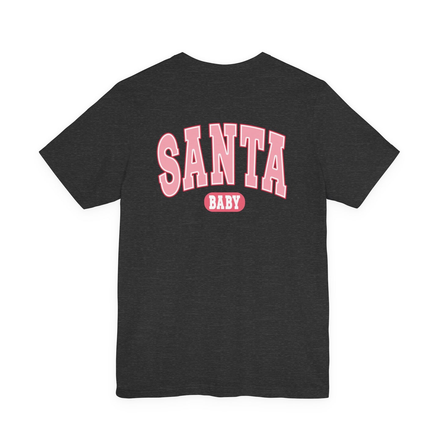 Santa Baby Christmas Tee – Pink Retro Holiday Shirt for Women | Cute & Festive T-Shirt
