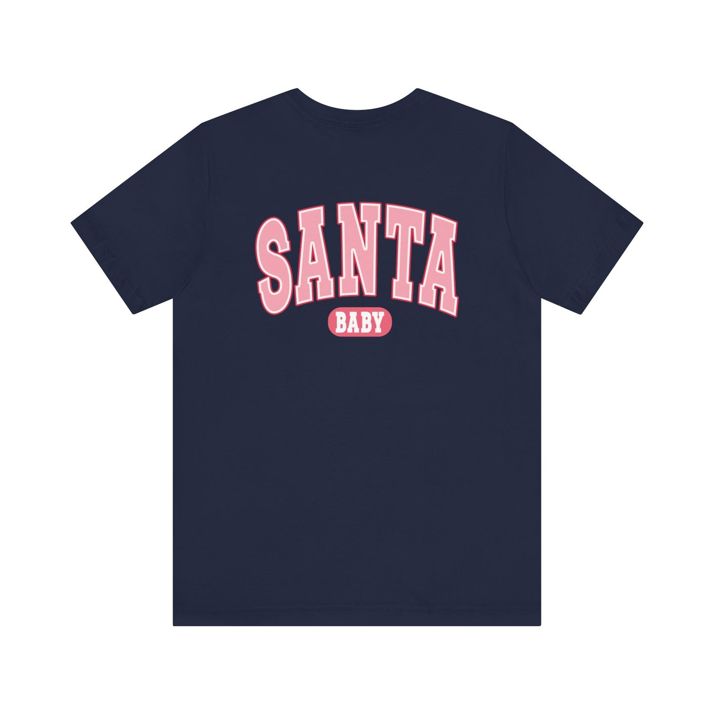 Santa Baby Christmas Tee – Pink Retro Holiday Shirt for Women | Cute & Festive T-Shirt