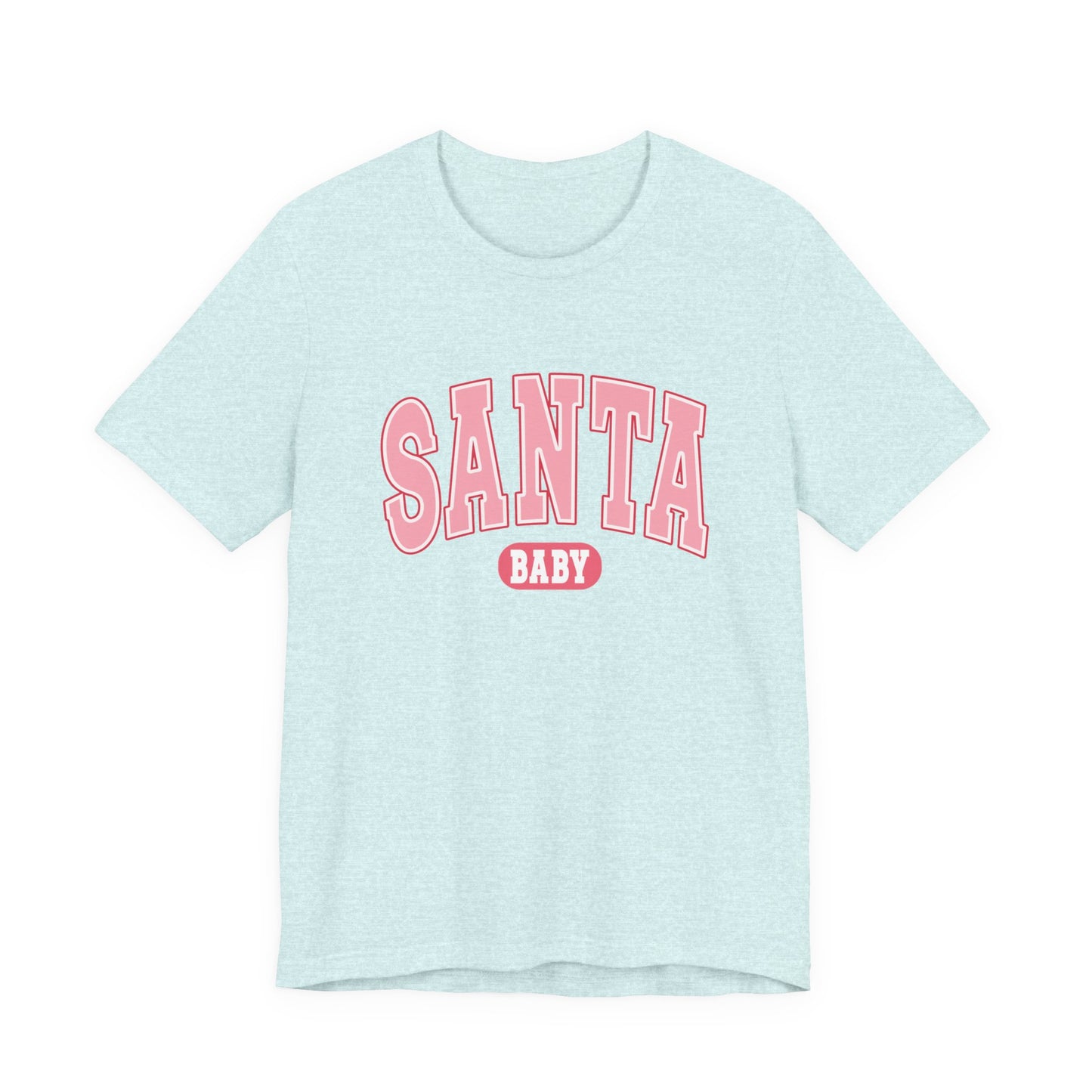 Santa Baby Christmas Tee – Pink Retro Holiday Shirt for Women | Cute & Festive T-Shirt
