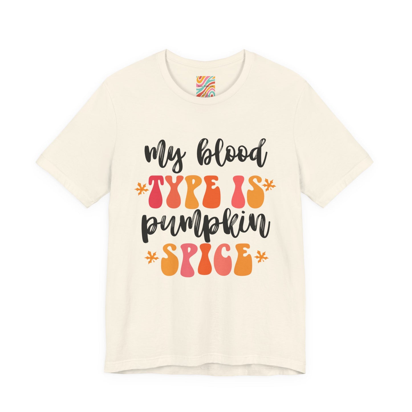 Pumpkin Spice Tee, Fun Fall T-Shirt, Unisex Jersey Short Sleeve Tee, Halloween Apparel