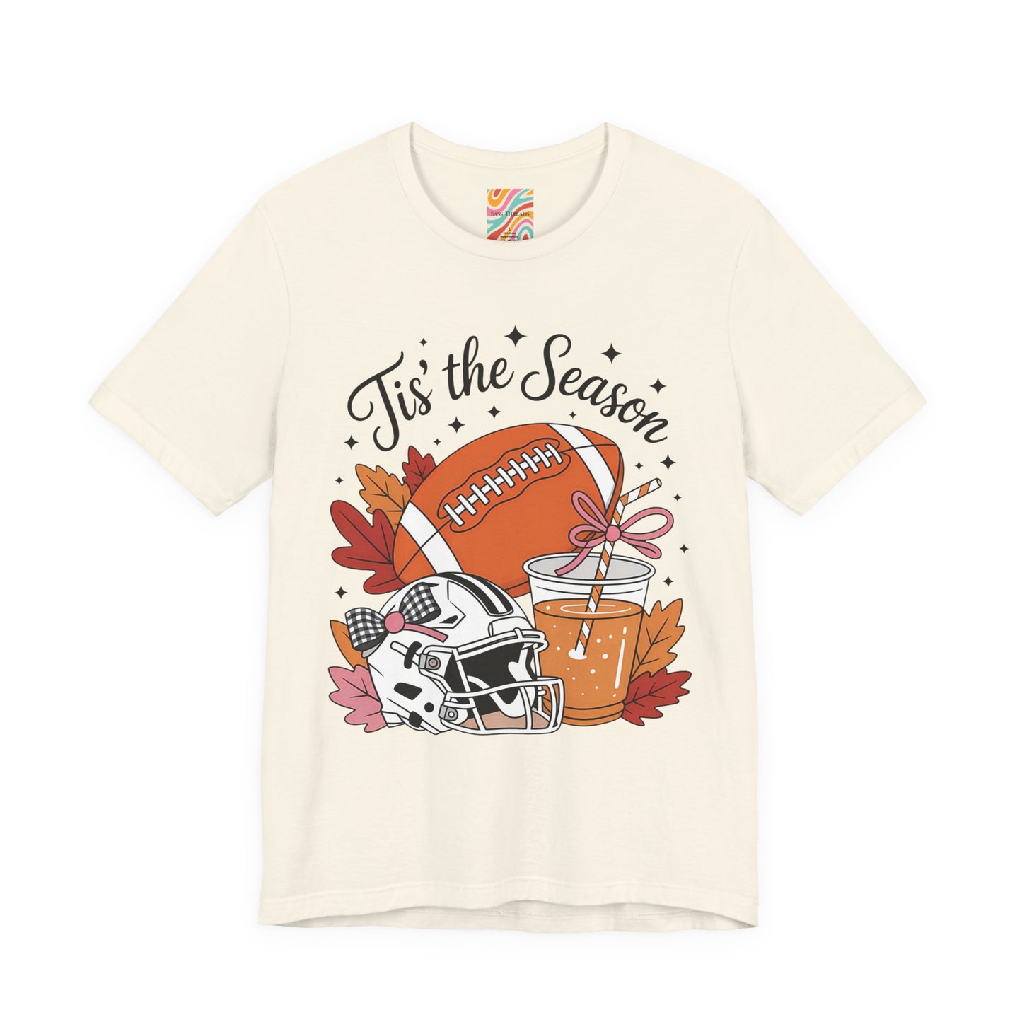 Football Season Tee, Unisex Jersey Short Sleeve Tee, Fall Shirt, Pumpkin Spice, Autumn Fashion, Game Day Apparel