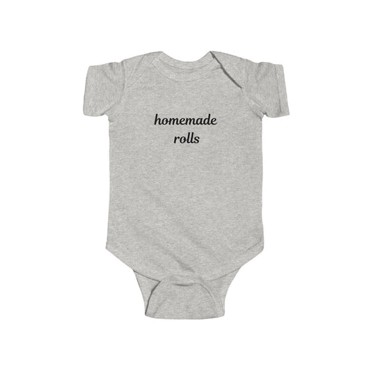 "Homemade Rolls" Baby Onesie – Matching Thanksgiving Outfit
