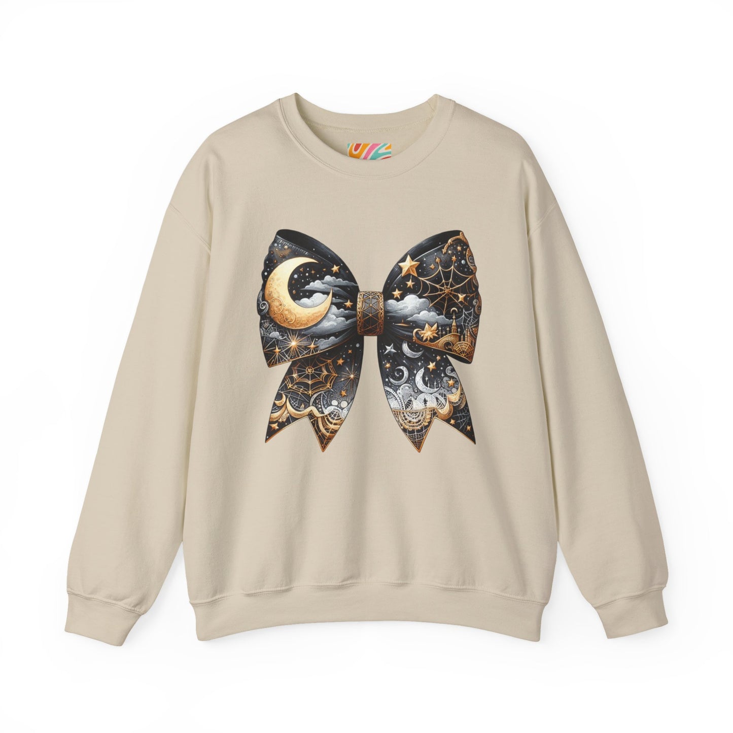Celestial Halloween Bow Sweatshirt