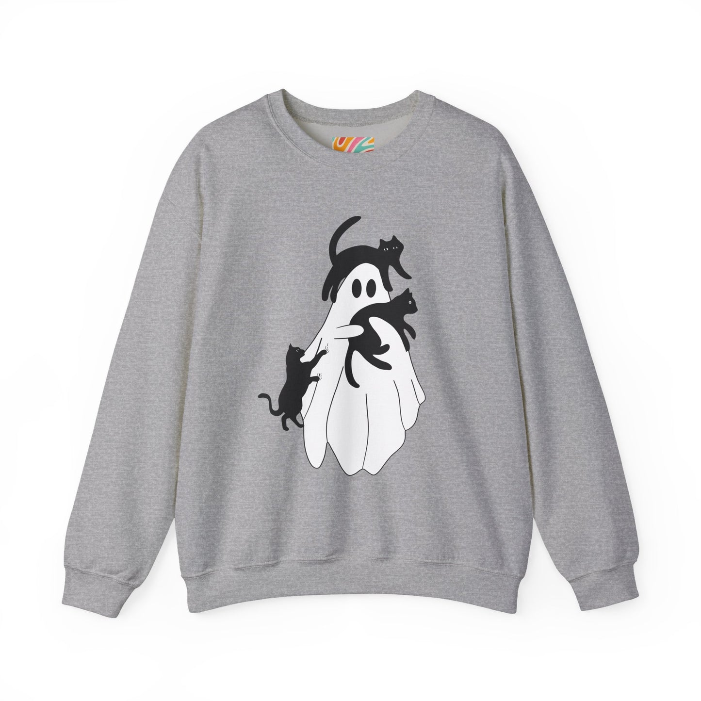 Ghostly Cat Lover's Sweatshirt