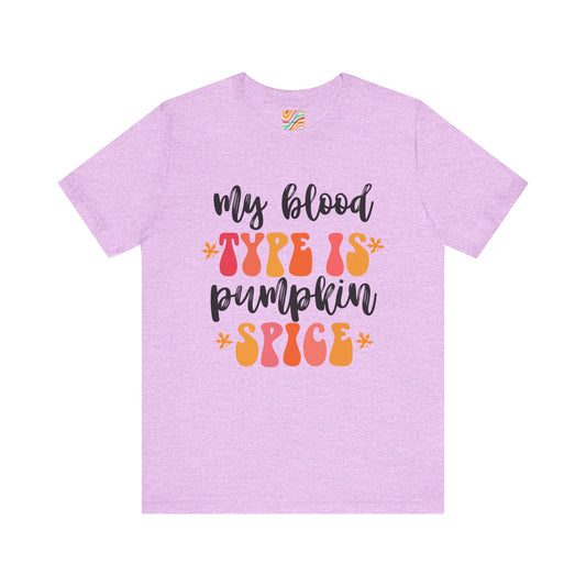 Pumpkin Spice Tee, Fun Fall T-Shirt, Unisex Jersey Short Sleeve Tee, Halloween Apparel
