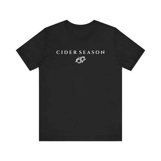 Cider Season Unisex Tee | Perfect Autumn Shirt for Cider Lovers, Fall Fashion, Seasonal Gift, Casual Wear, Festival Attire