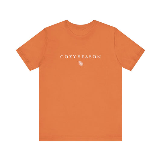 Cozy Season Unisex Tee, Relaxed Fit Shirt, Fall Apparel, Casual Gift for Her/Him